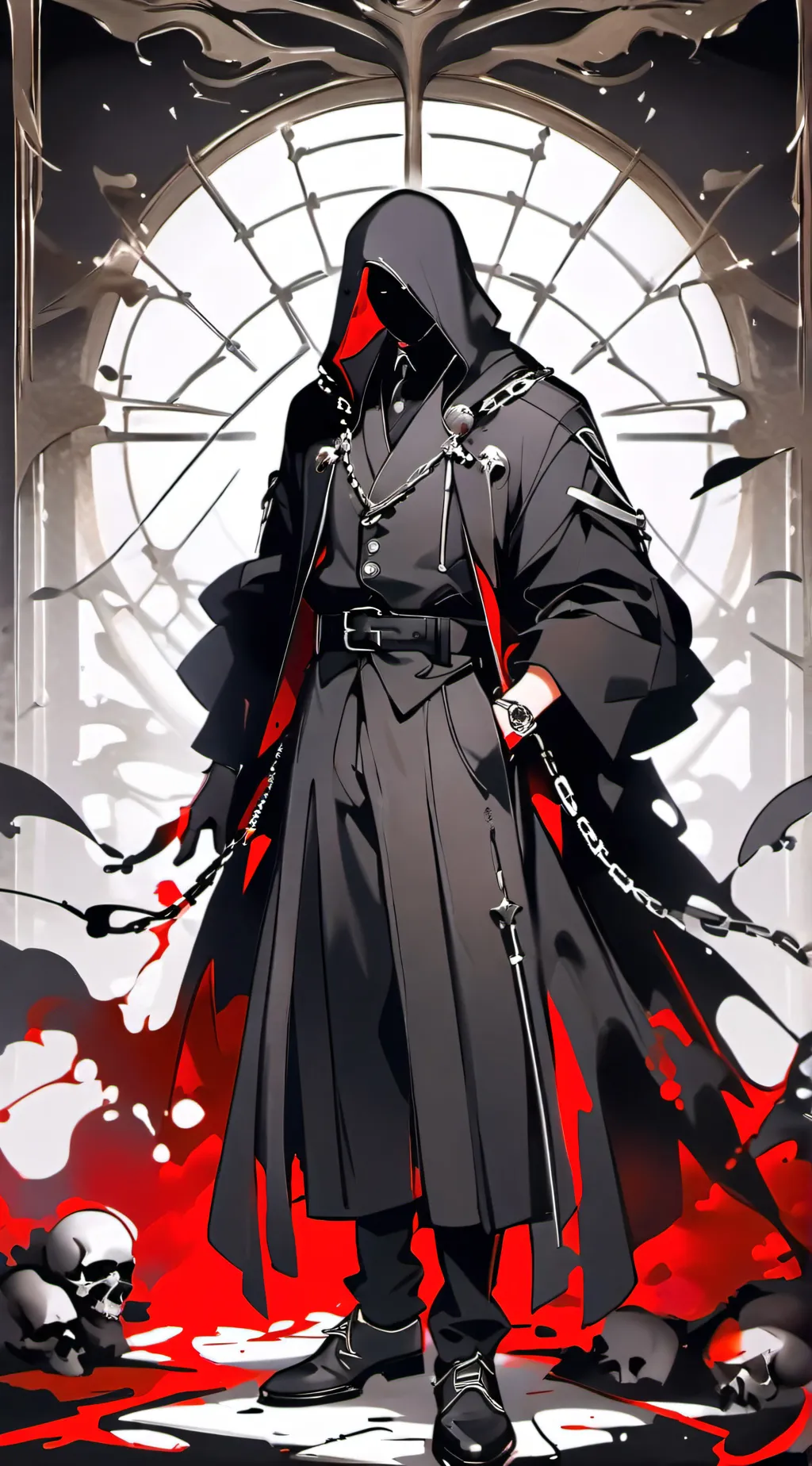 ai character: Superhero fight background