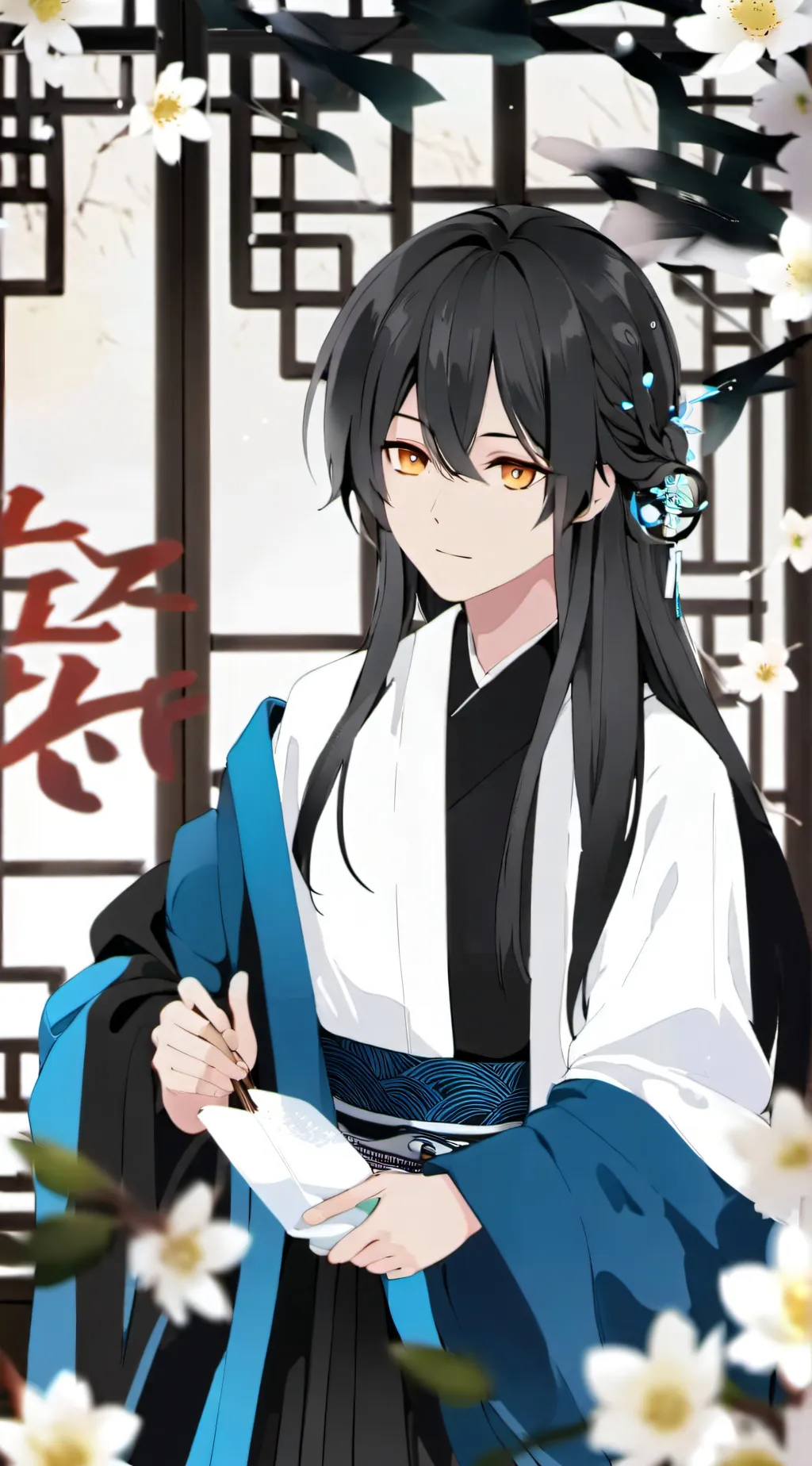 ai character: kny te hais. background