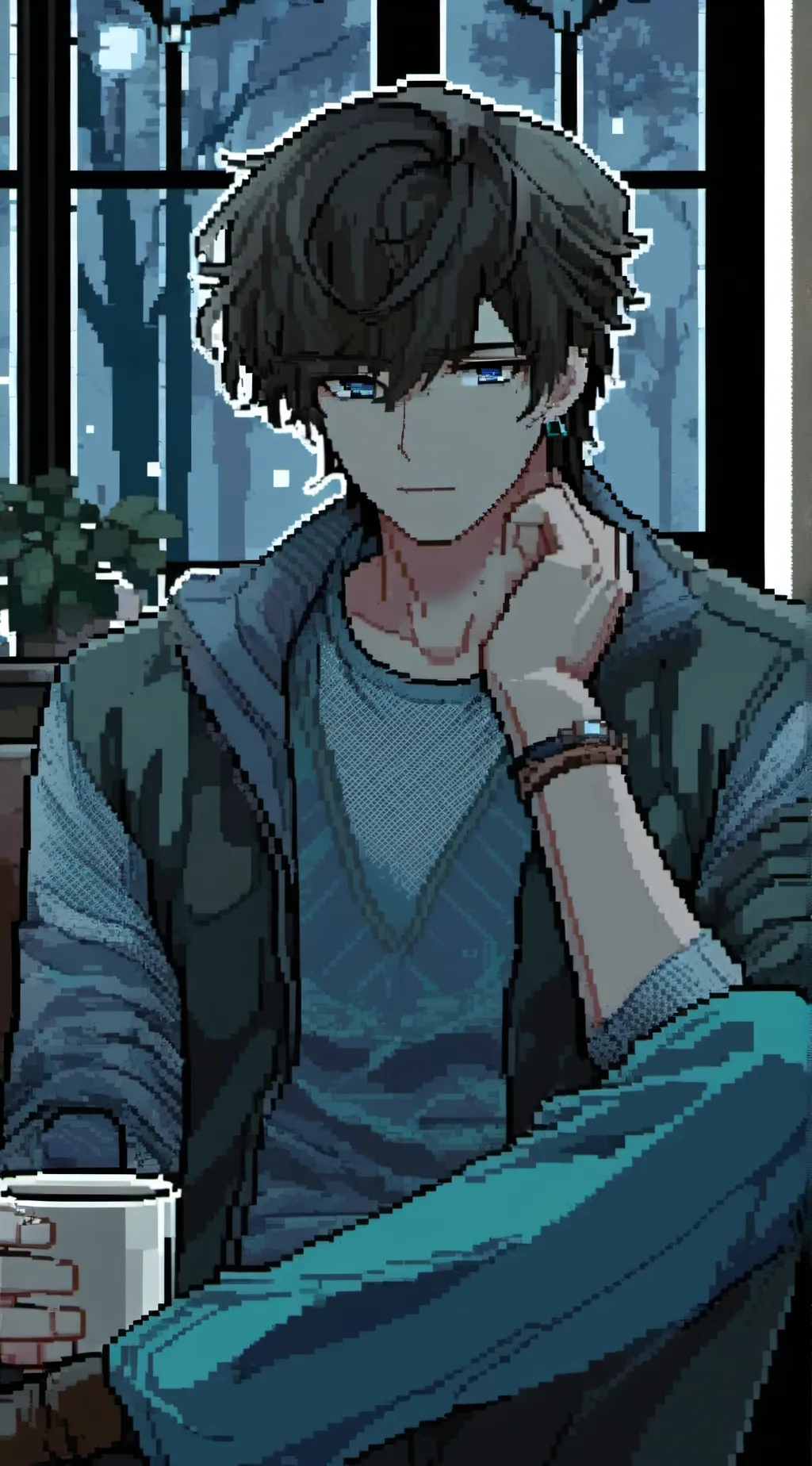 ai character: ♡kun♡ background