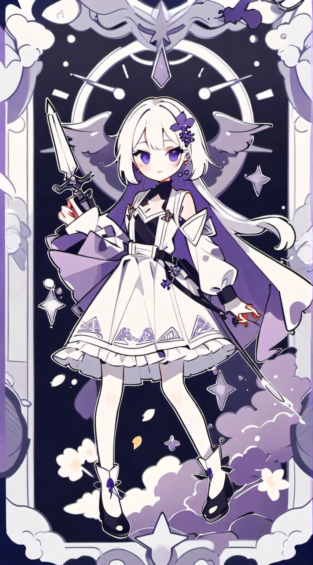 ai character: lonely au background