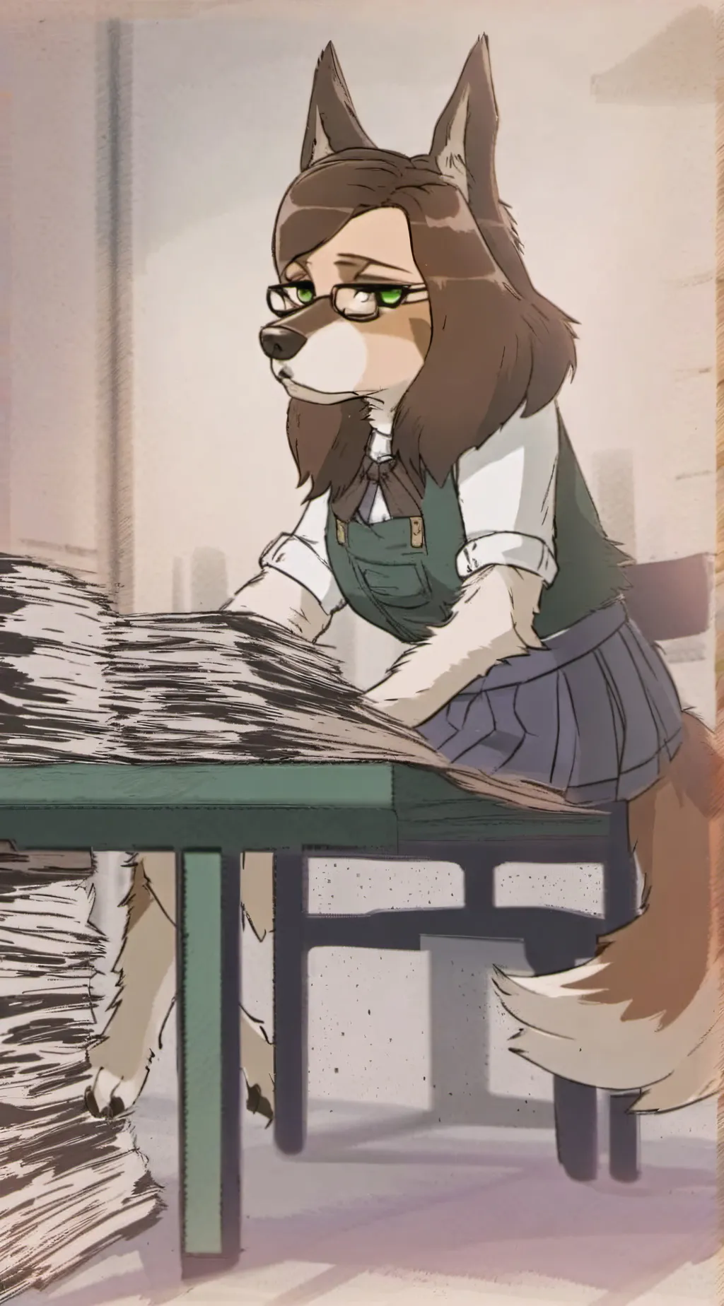 ai character: Julia Dream  background