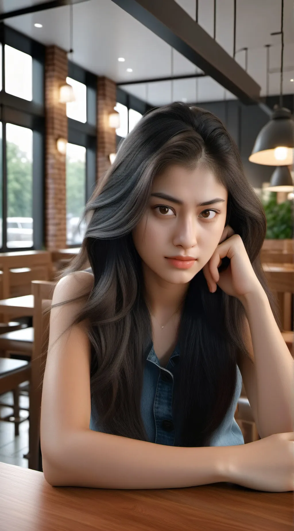 ai character: Madison  background