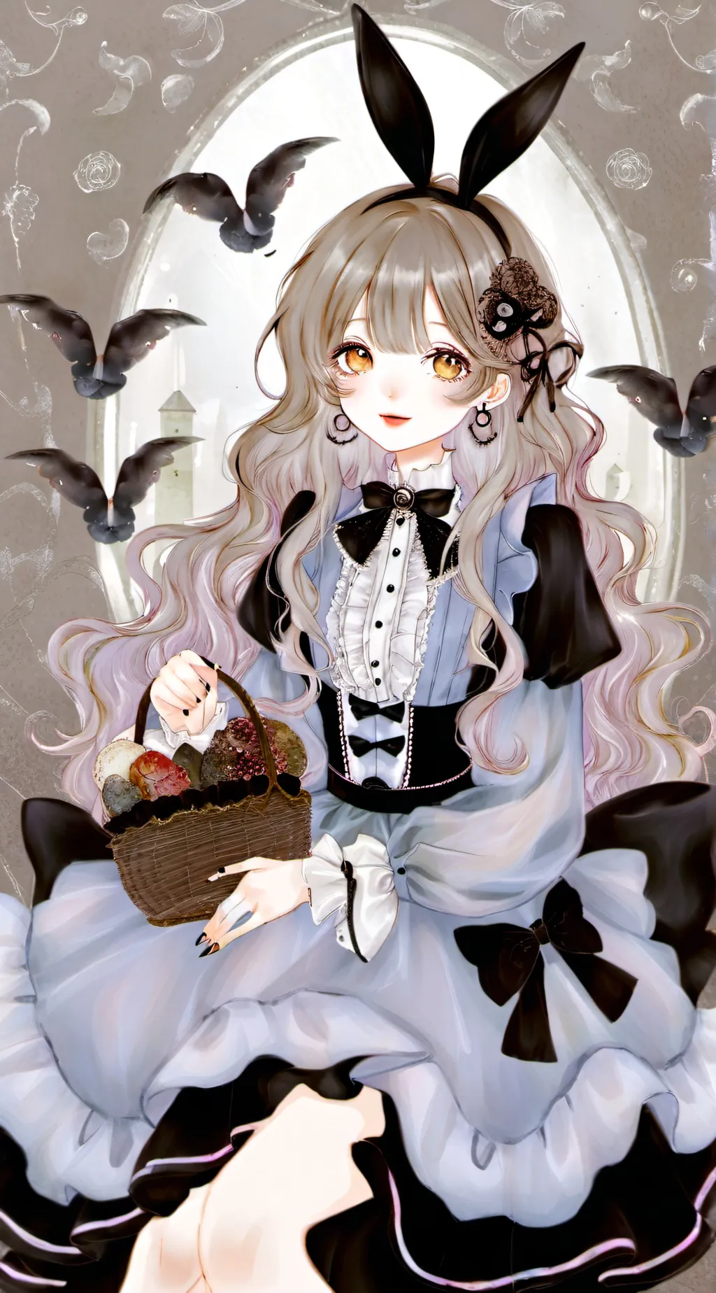 ai character: MHA bunny background