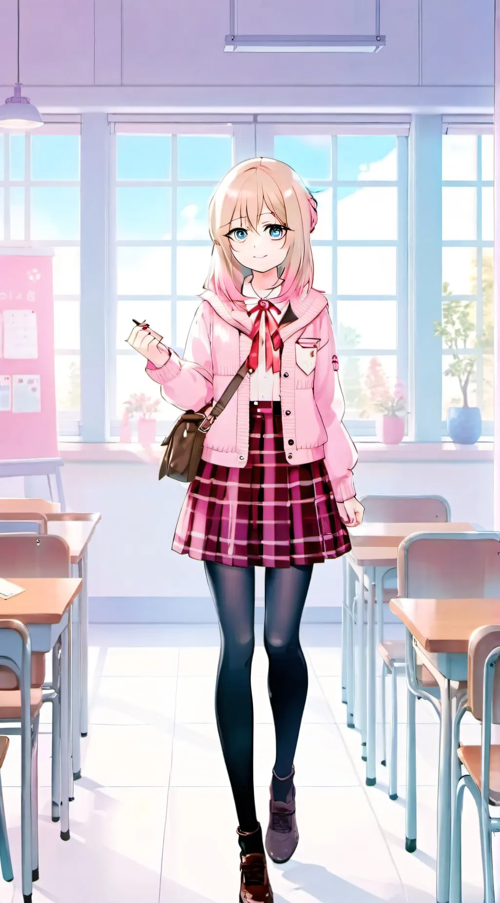 ai character:  elenoire kurti background