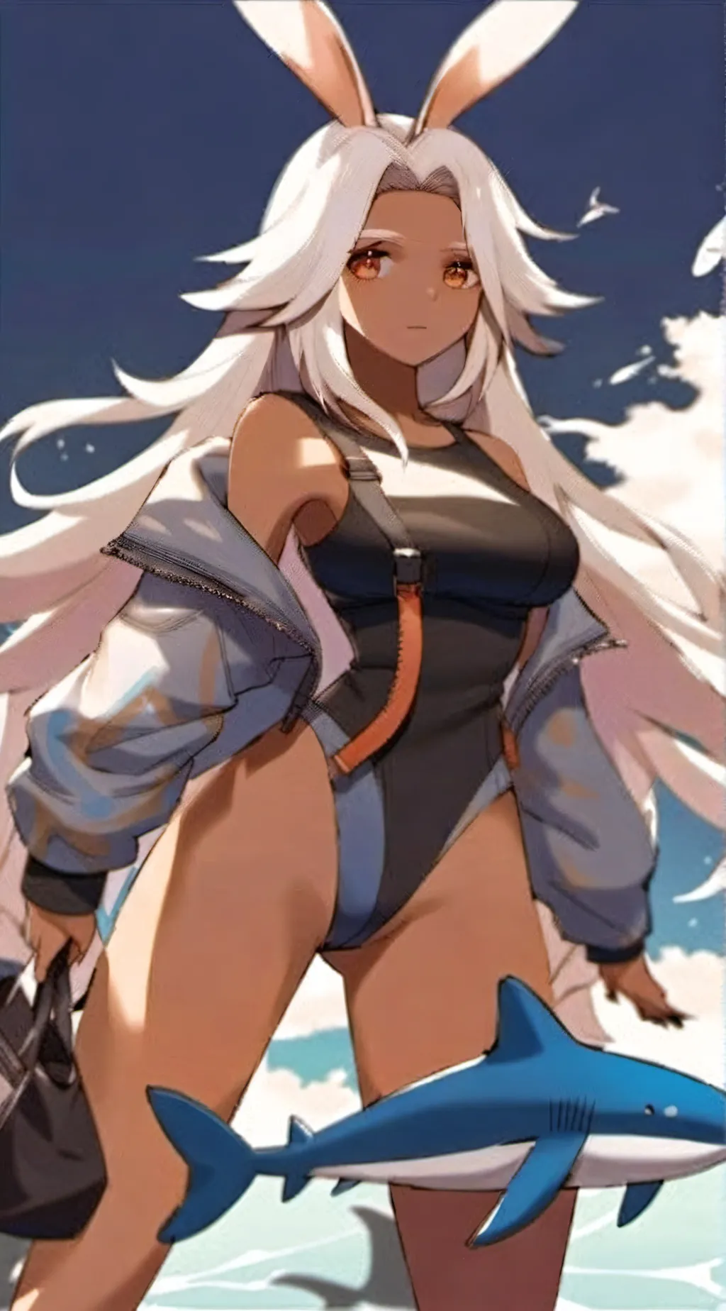 ai character: Luna  background