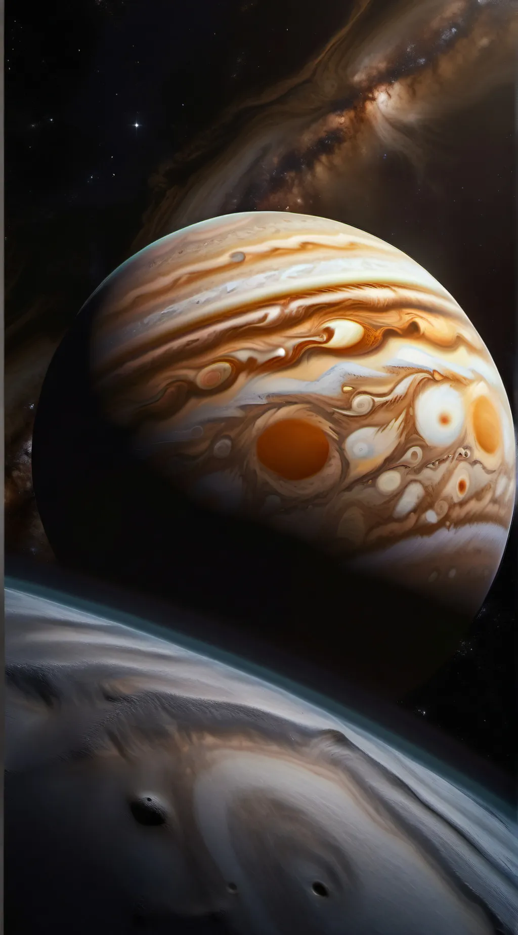 ai character: jupiter  background