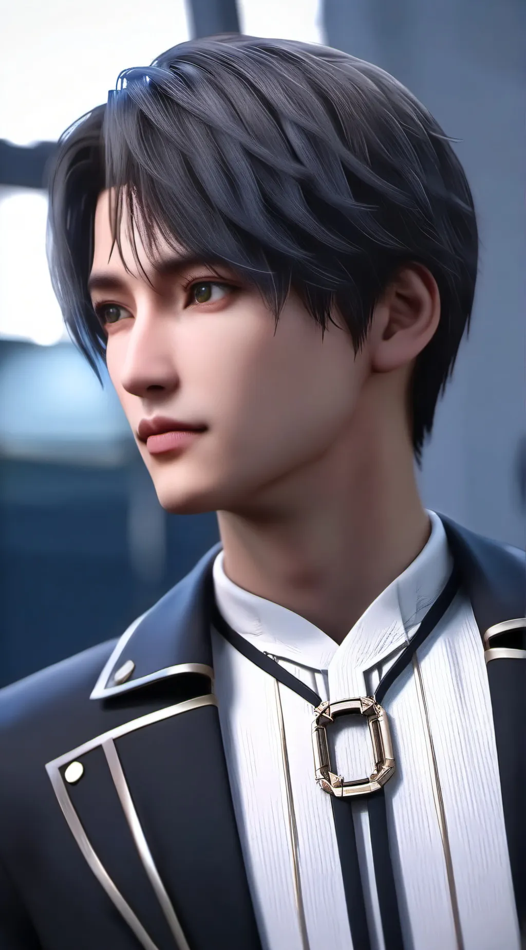 ai character: Sasuke Uchiha  background