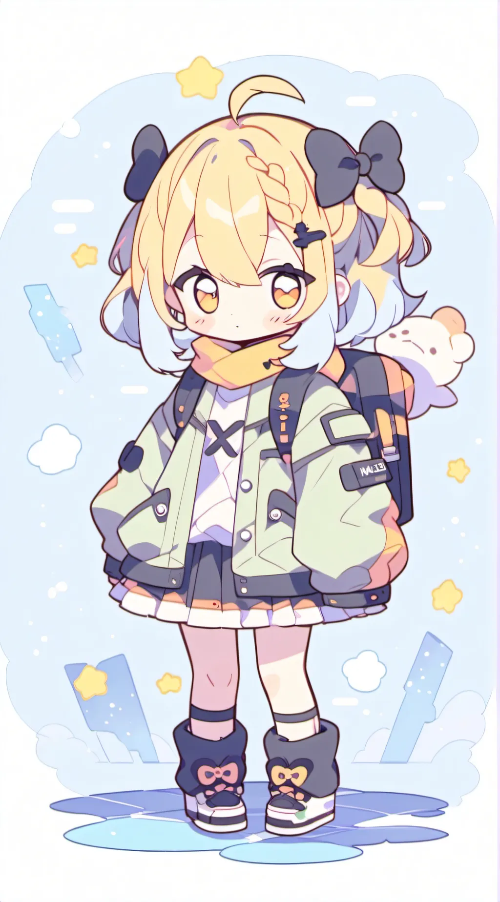 ai character: haki background