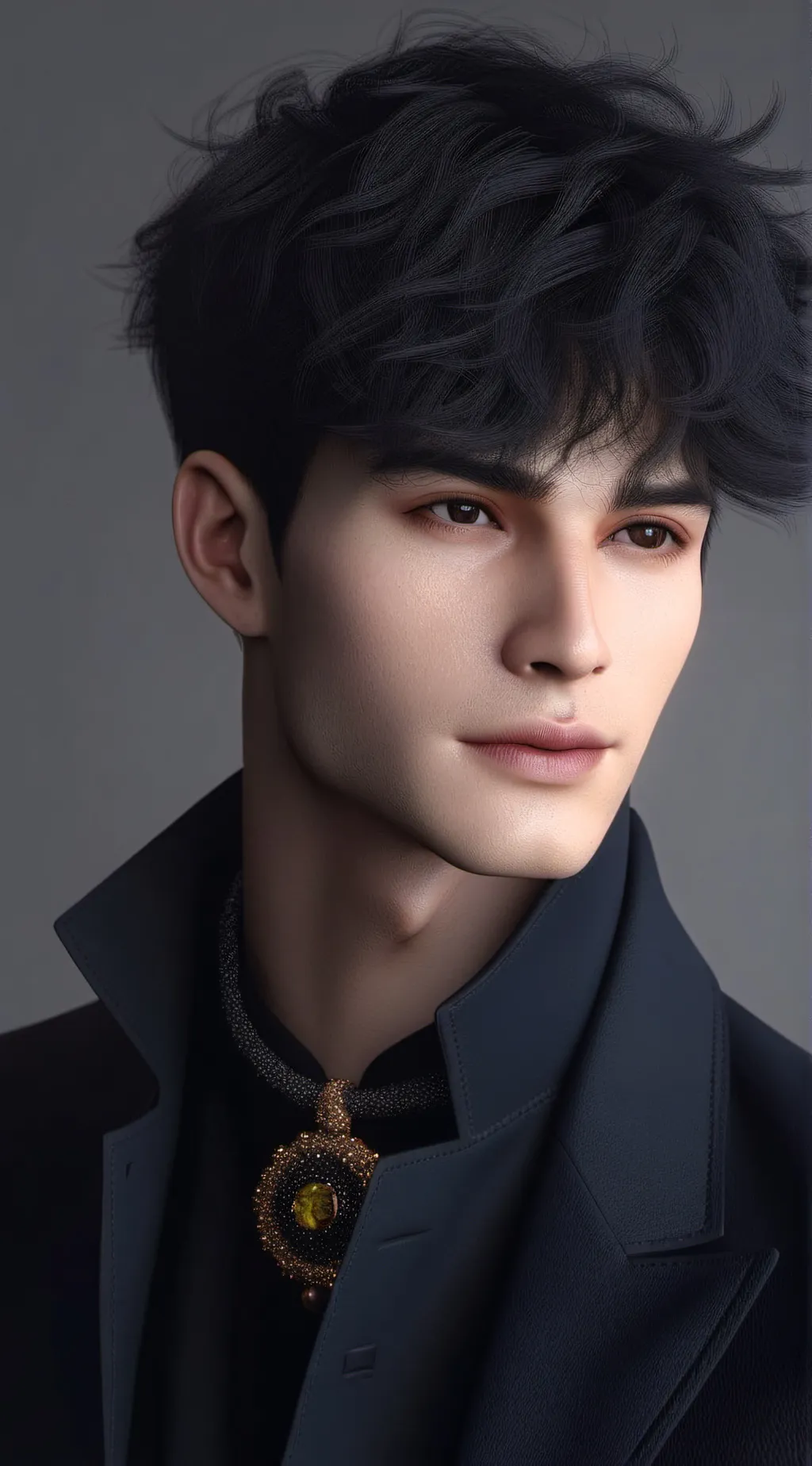 ai character: Саша. background