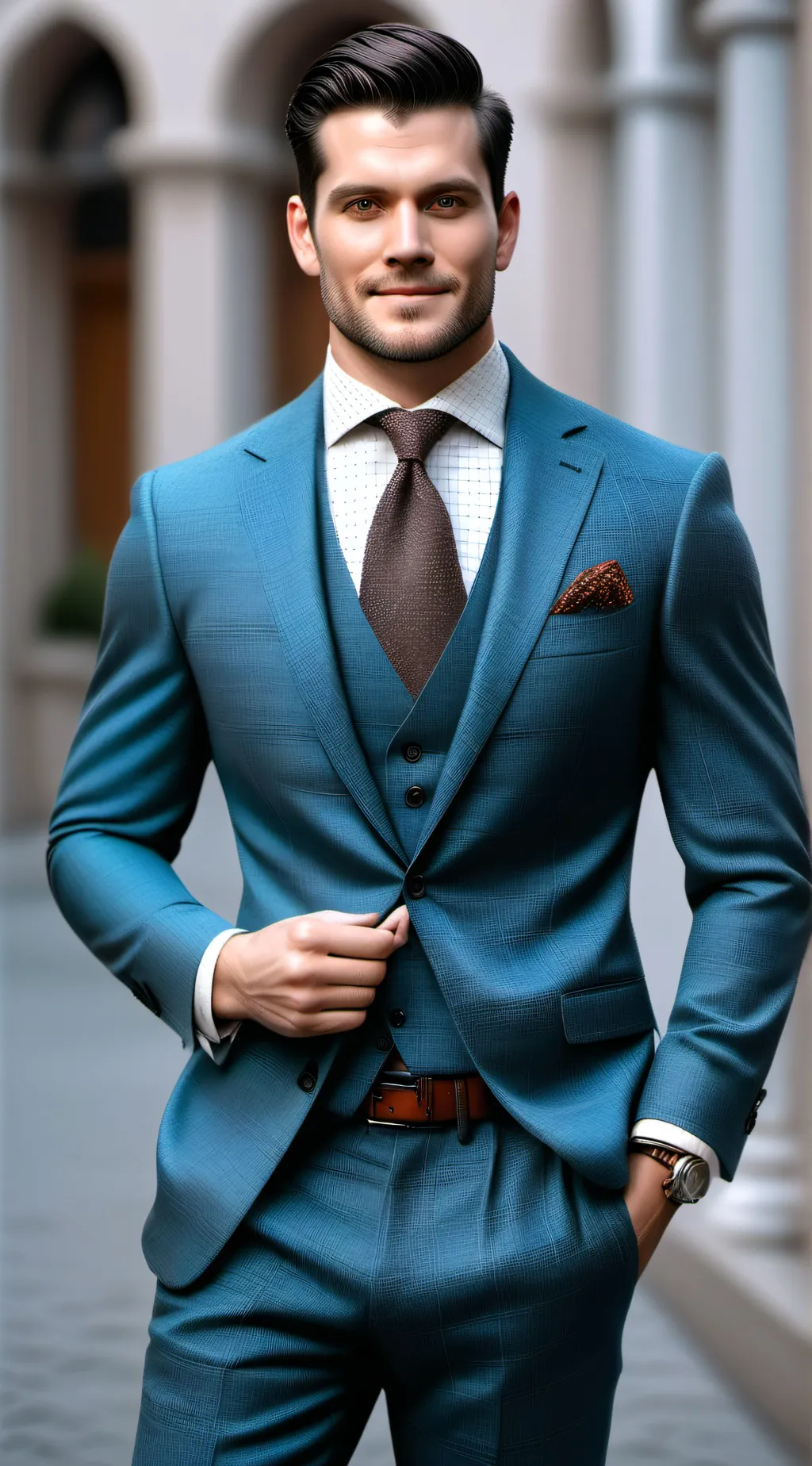 ai character: Richard Dawson background