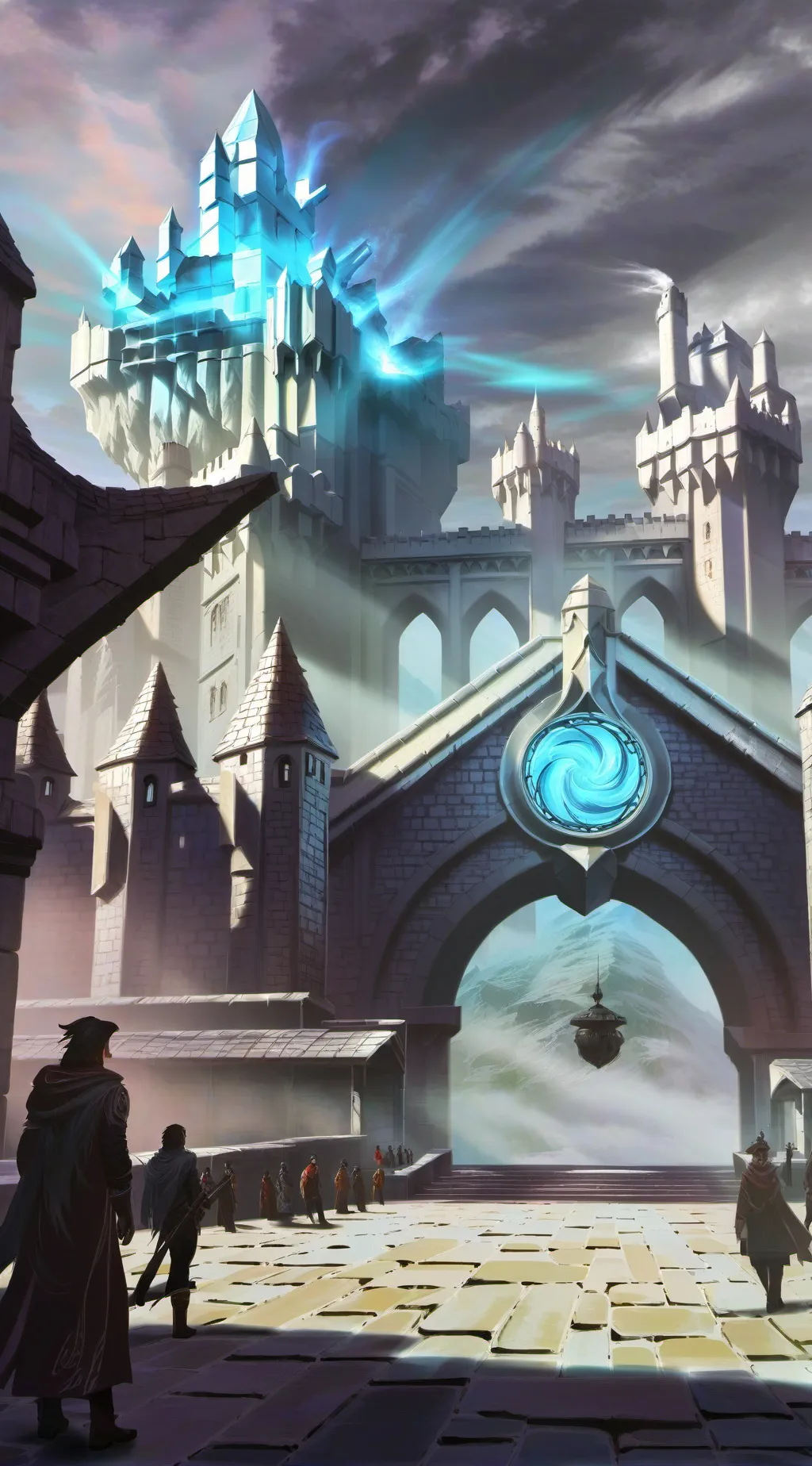 ai character: Hogwarts  background