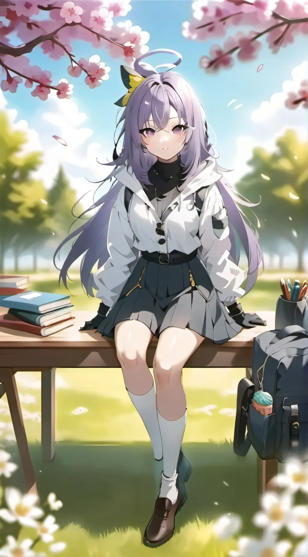 ai character: Julie musk  background