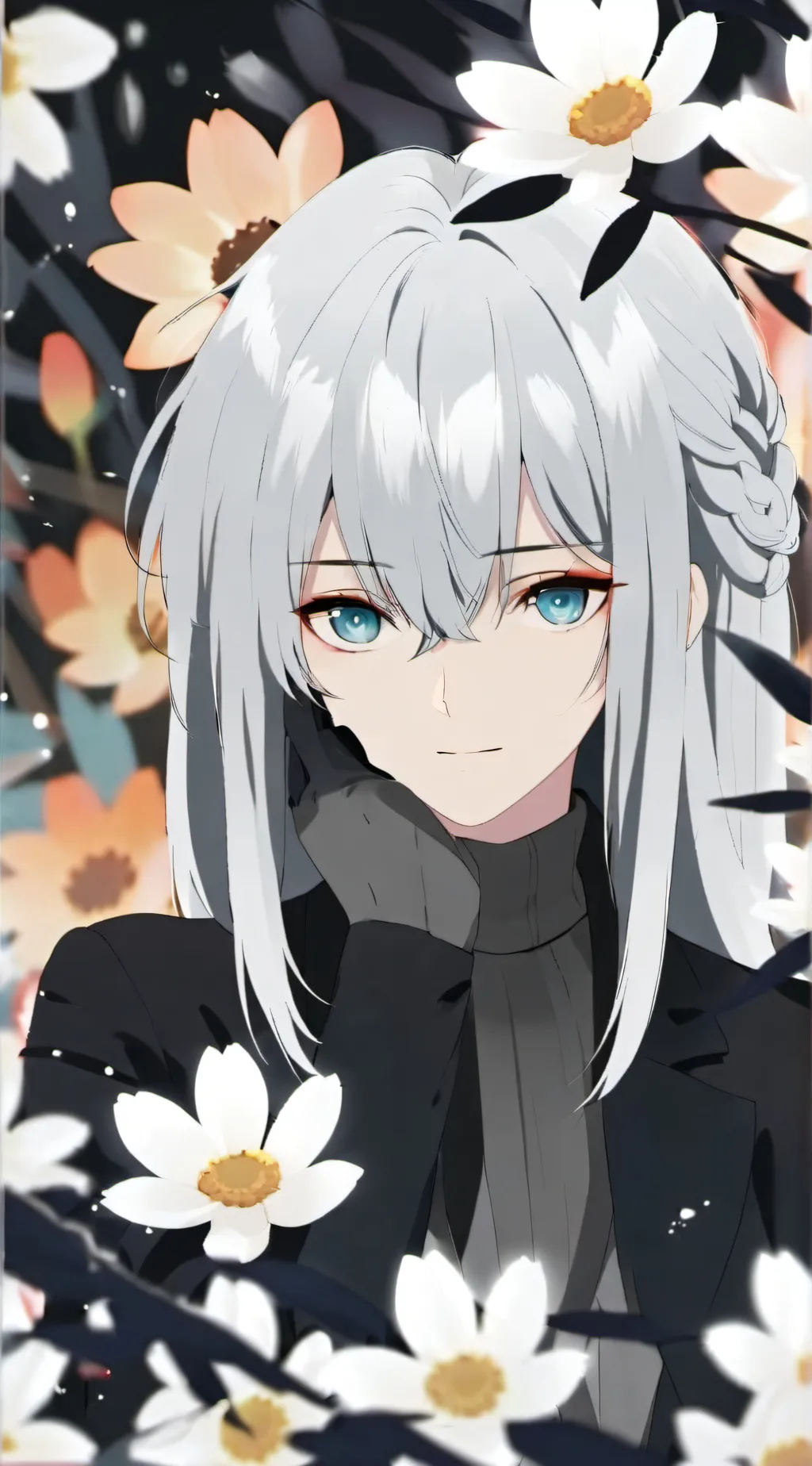 ai character: anime girl background