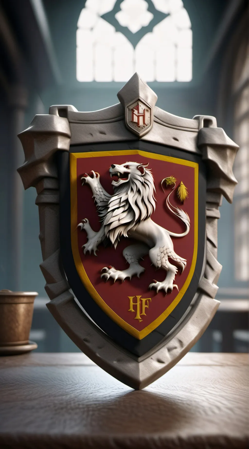 ai character: Gryffindor house background