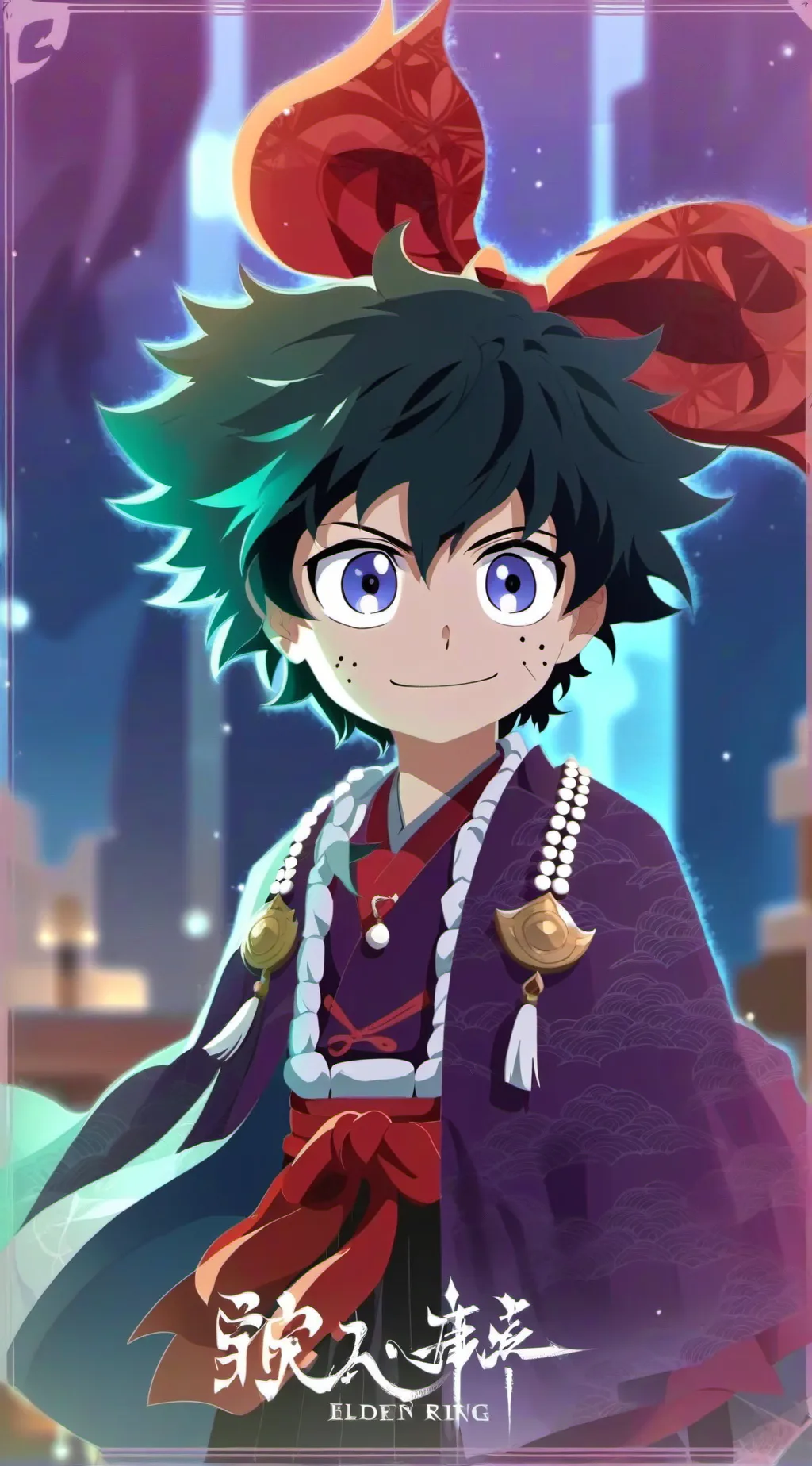 ai character: Deku background