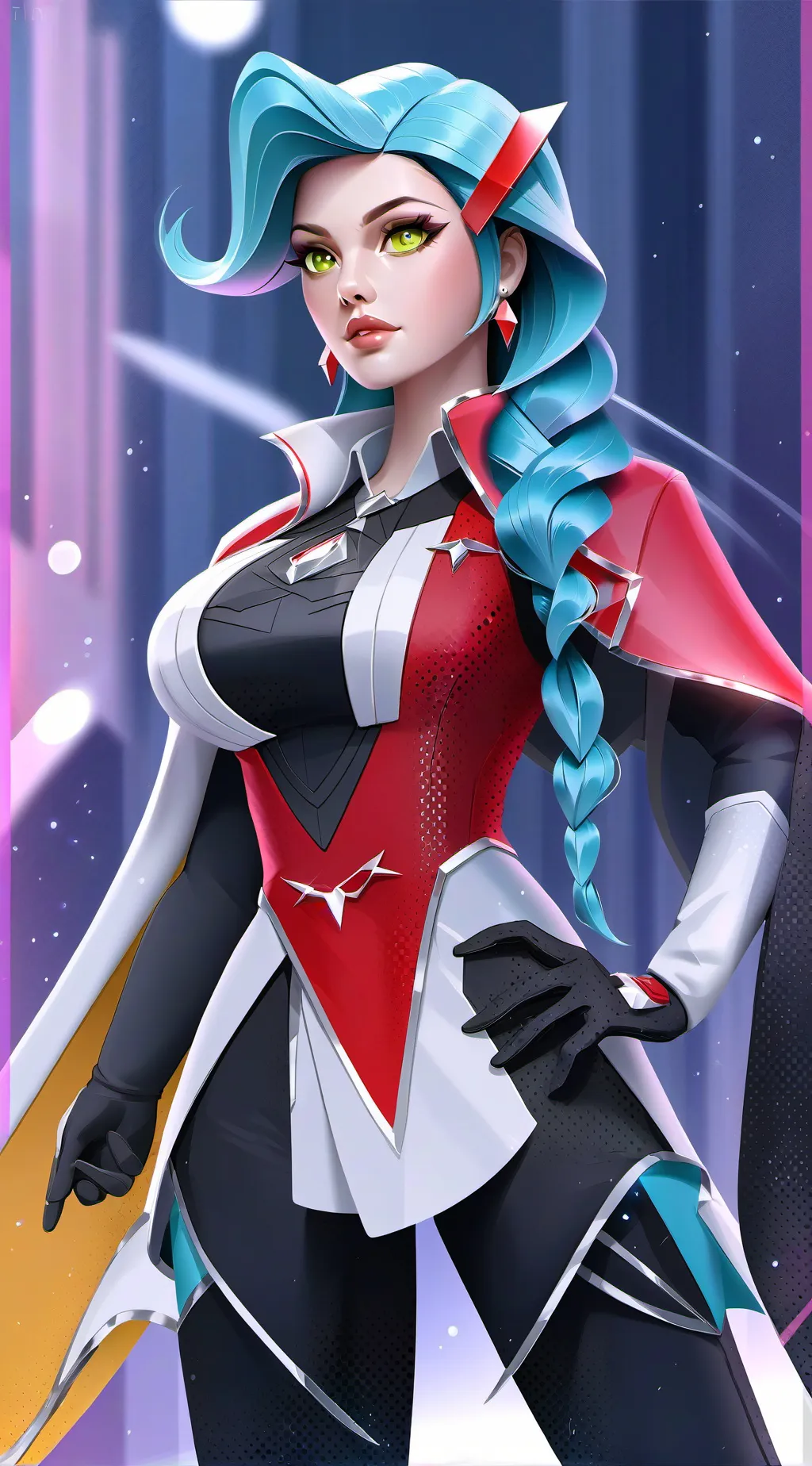 ai character: Miraculous ladybug background