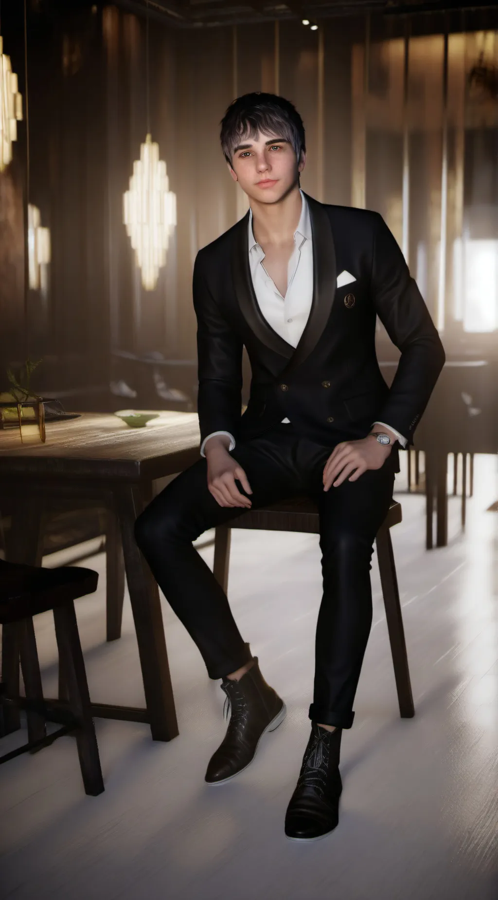 ai character: traphouse  background