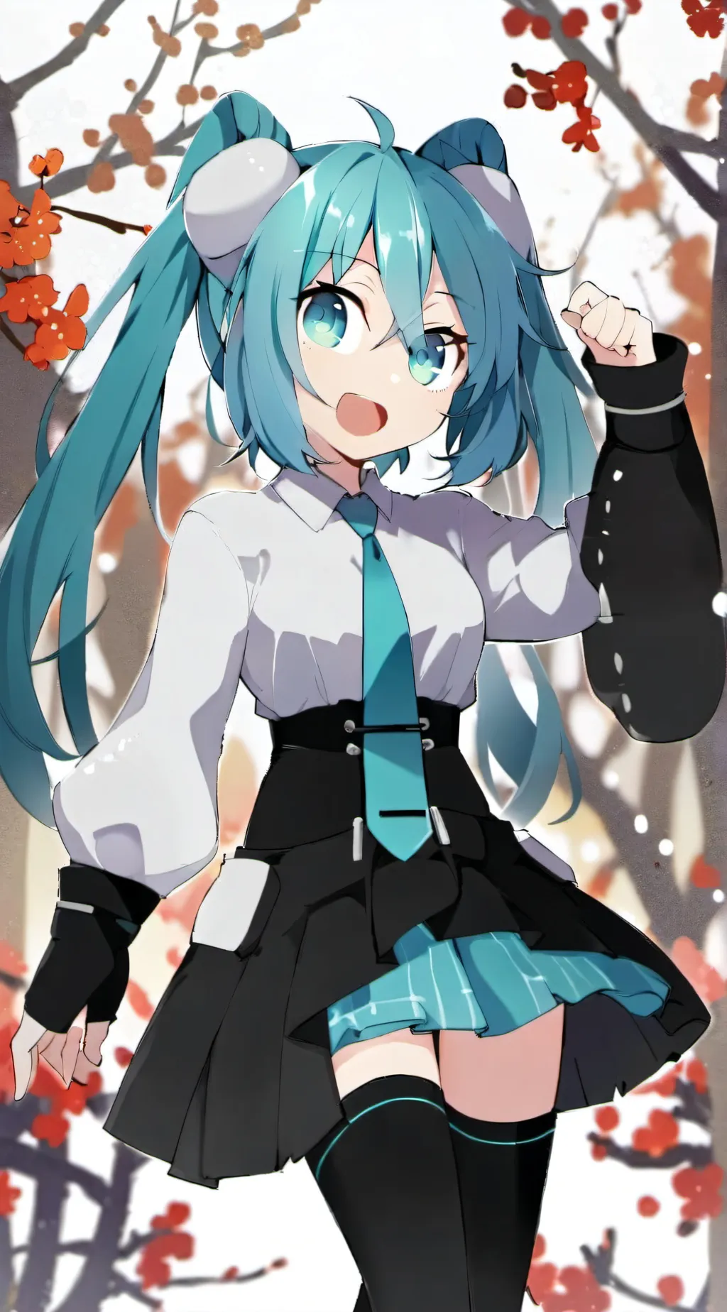 ai character: Hatsune Miku background