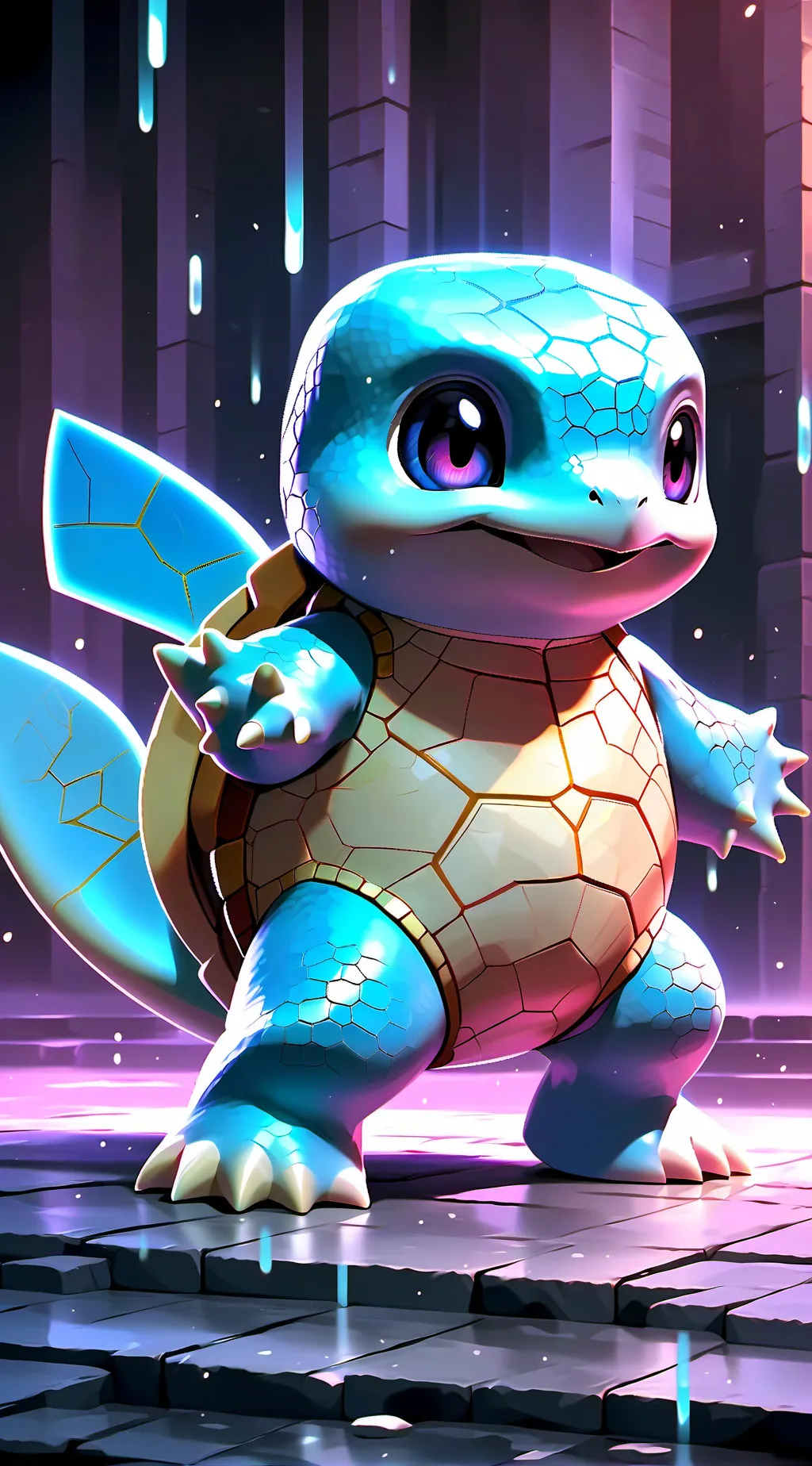 ai character: Squirtle background