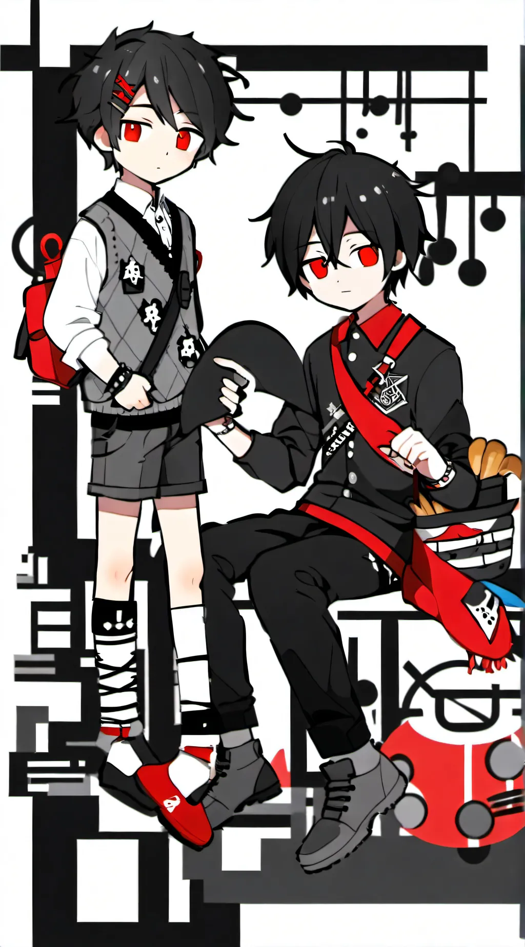 ai character: PDHEin x MIDPIERCE background