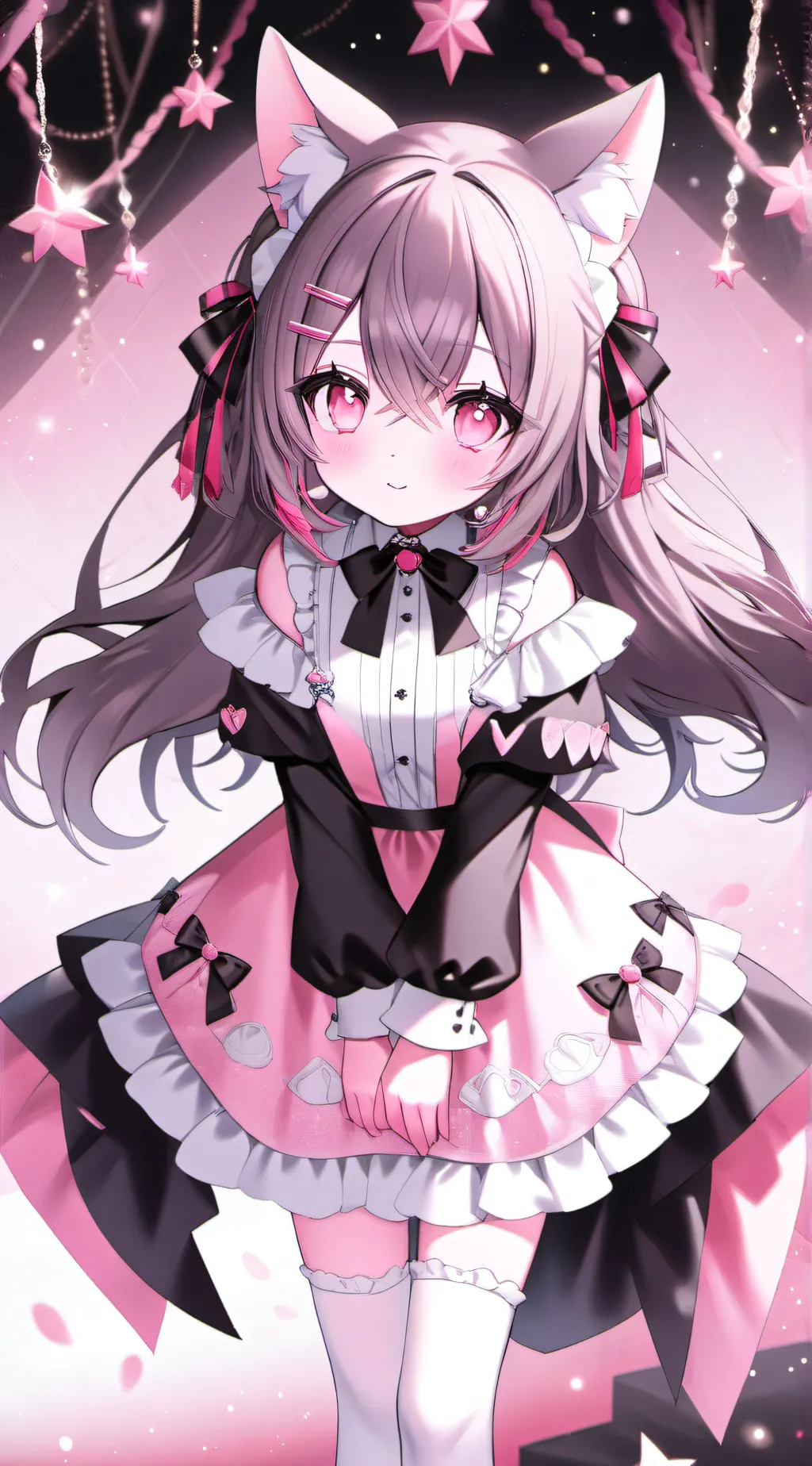 ai character: cupcake background