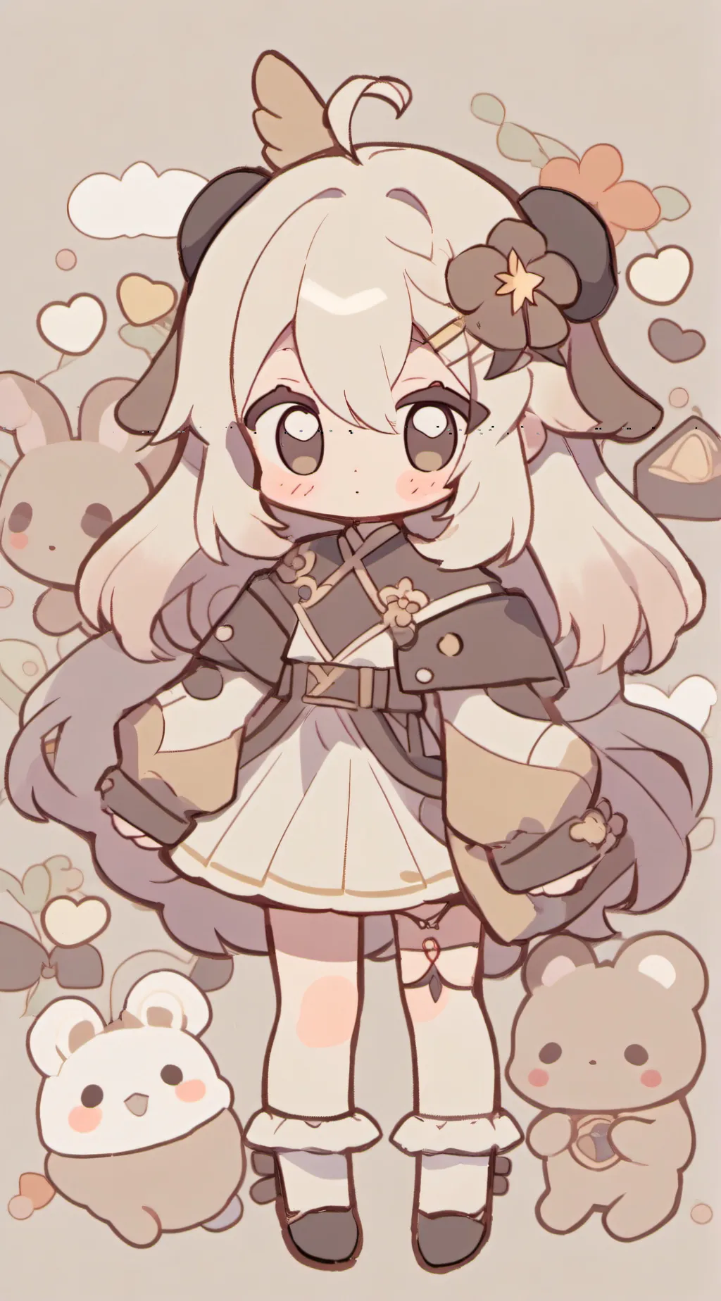 ai character: Chibi mia background