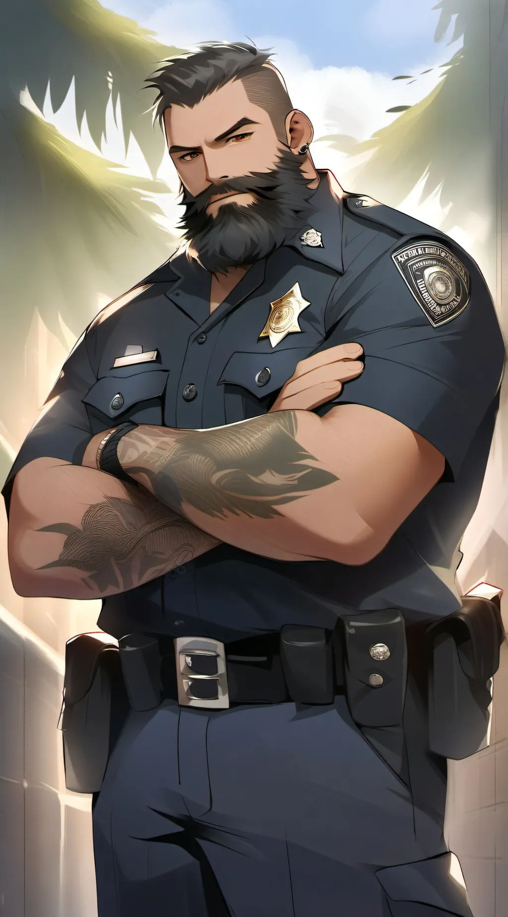 Talkie AI - Chat with Officer stone 