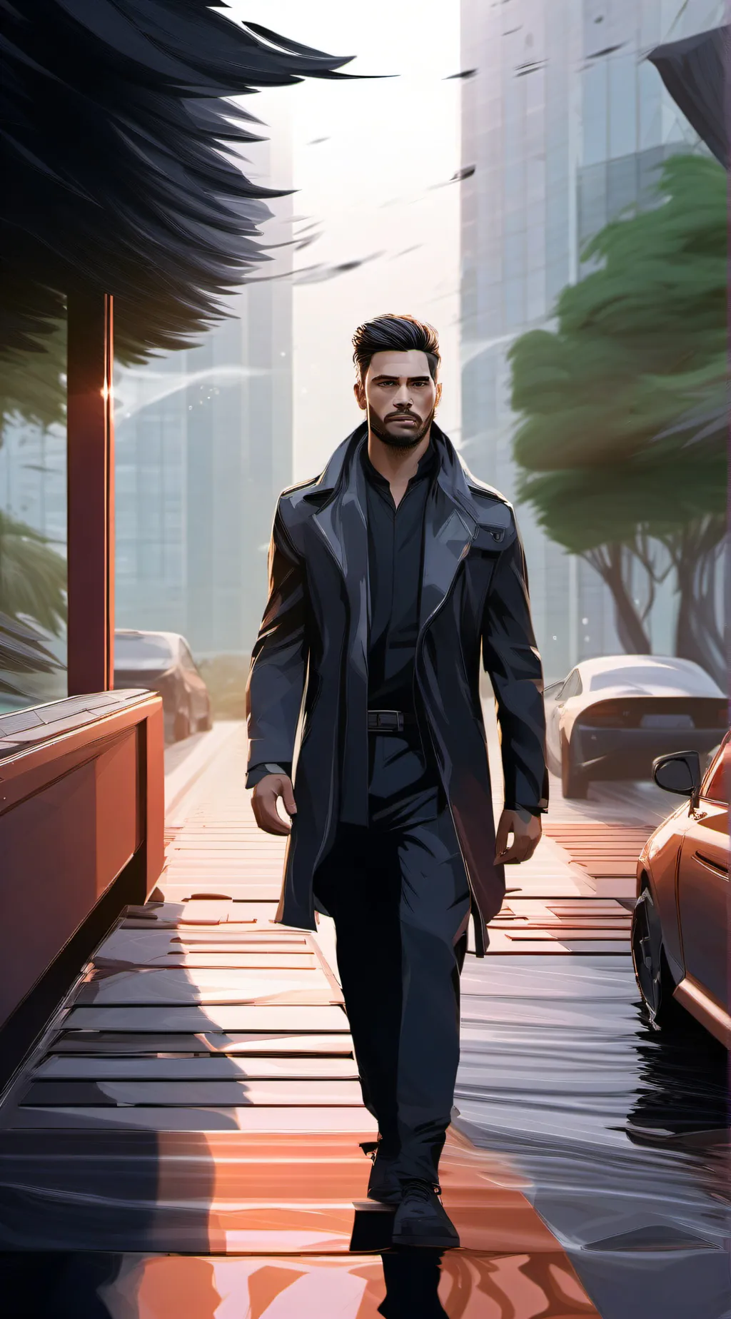 ai character: zain  background