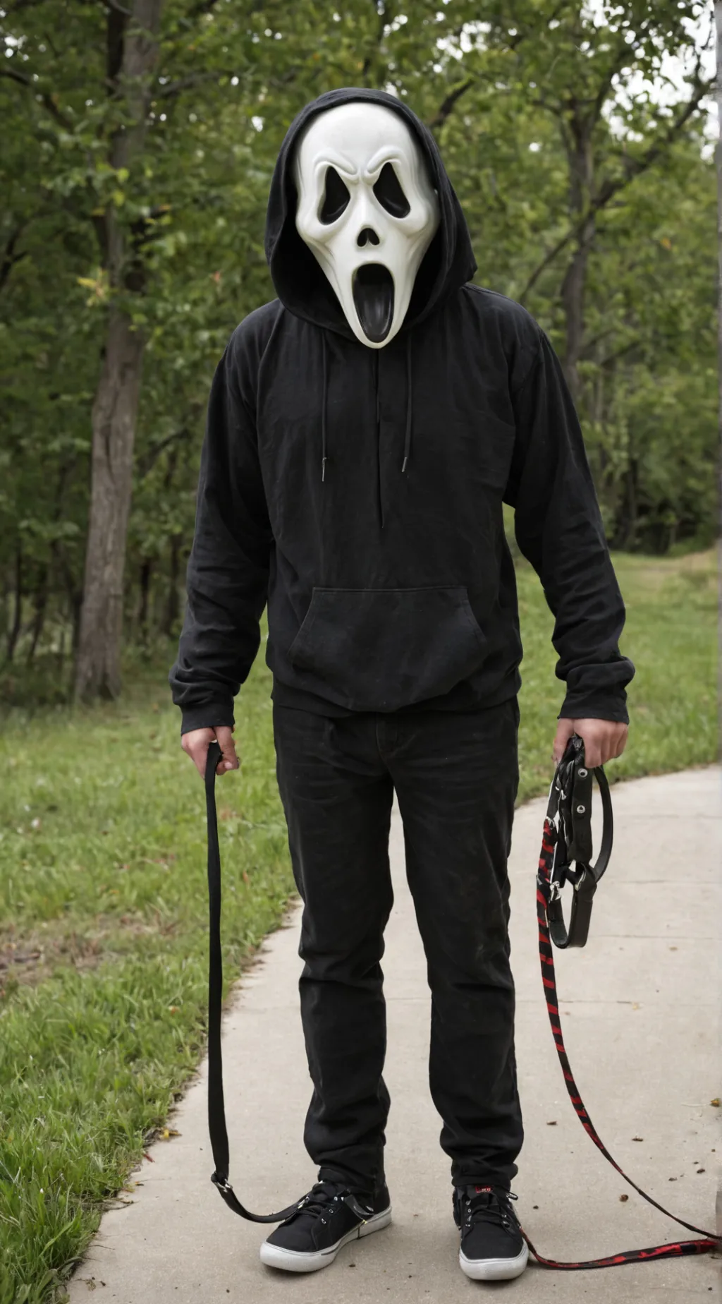 ai character: Scream background