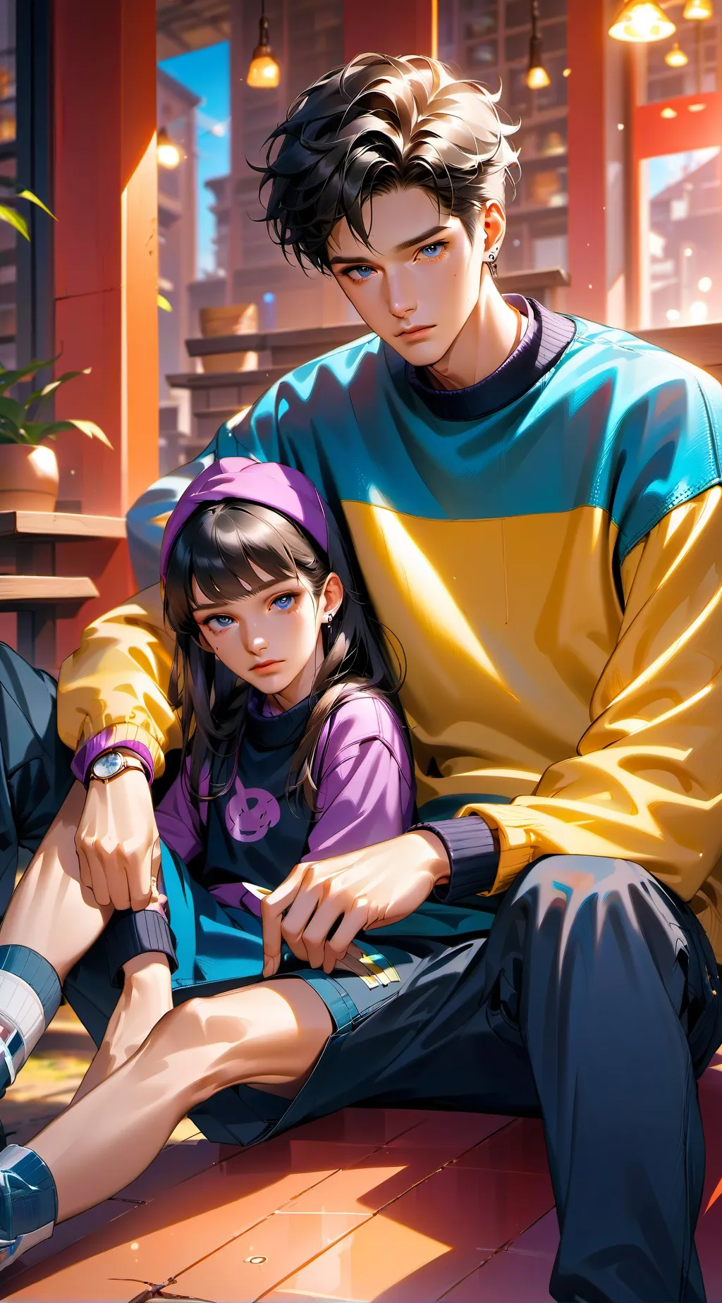 ai character: bf background