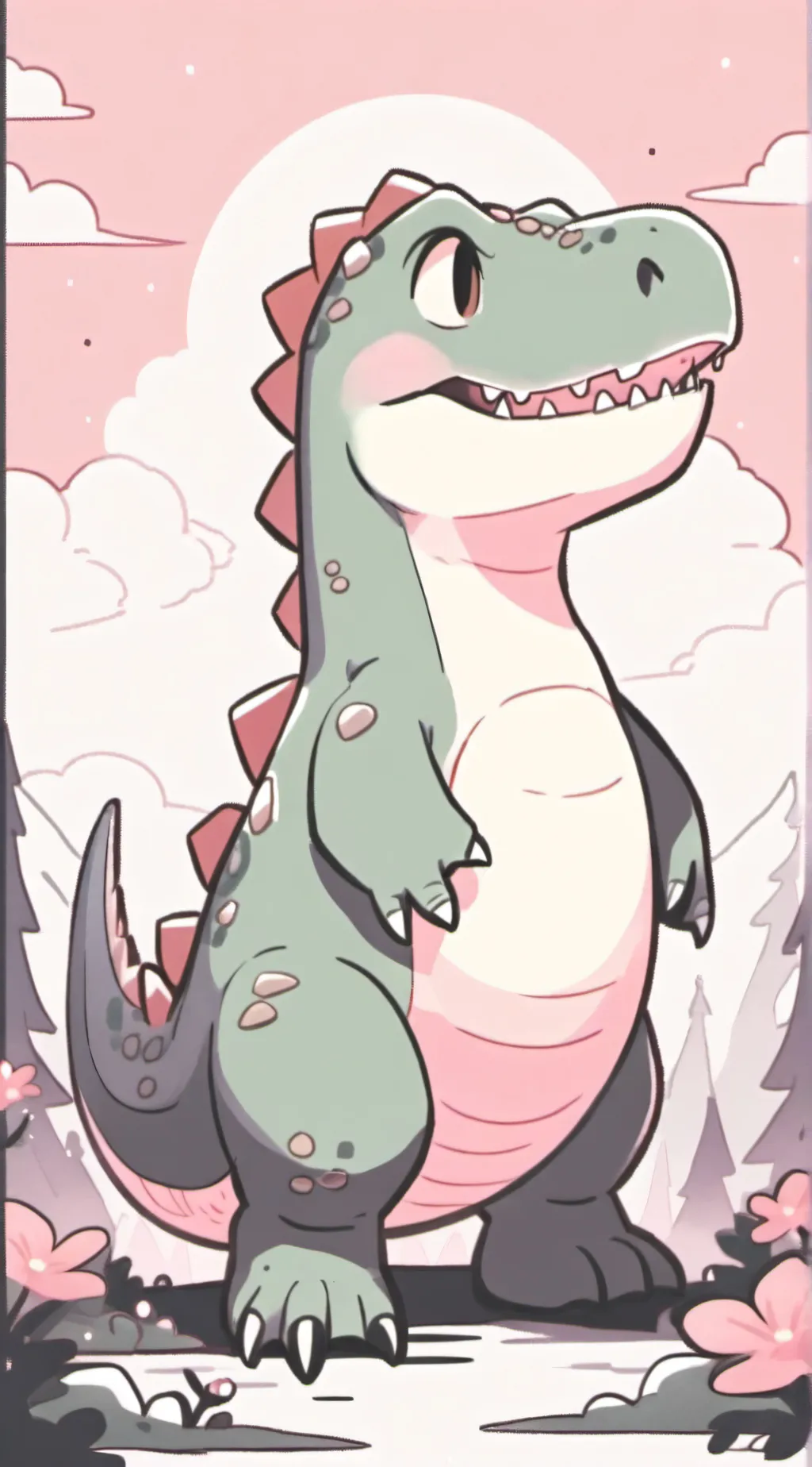 ai character: GIGANTOSAURUS S1! background