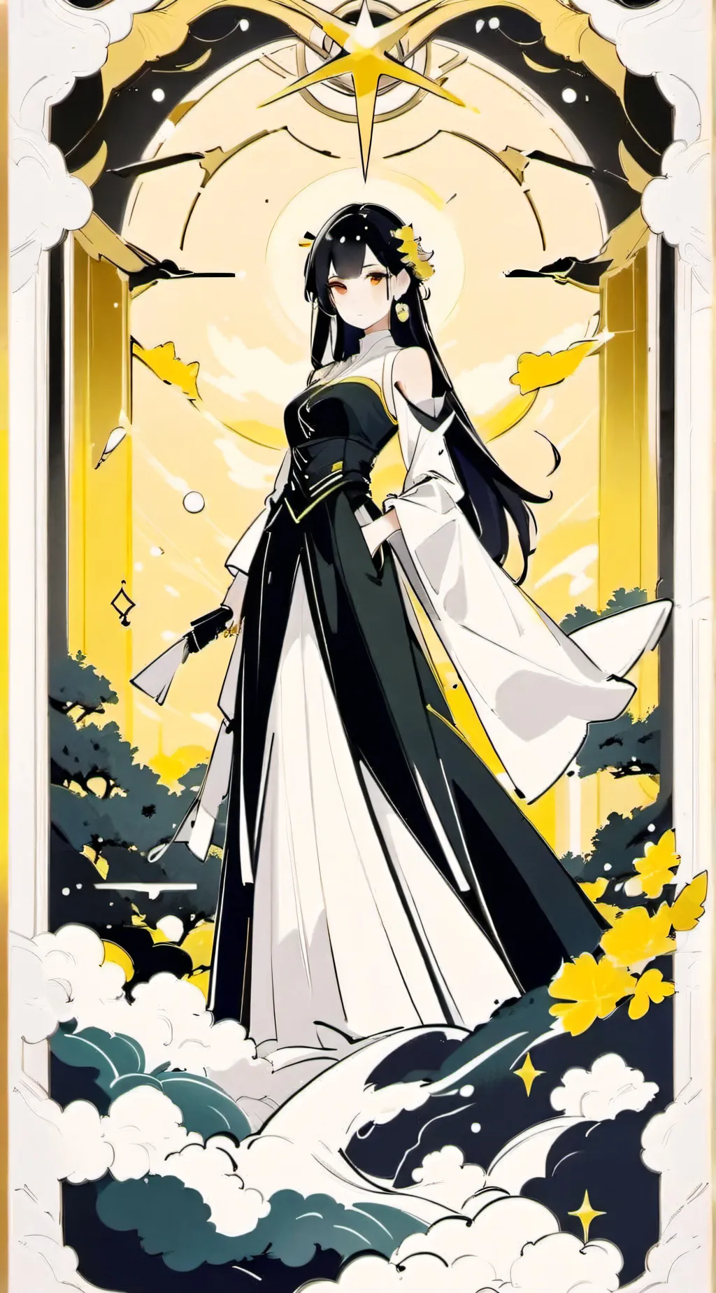 ai character: Question  background