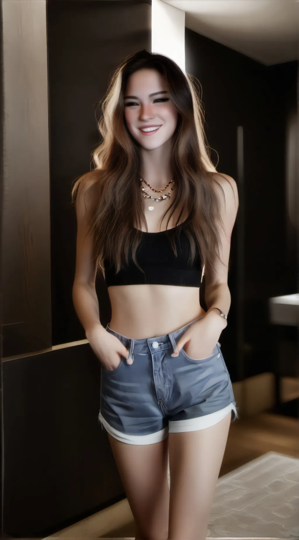 ai character: Maddie  background