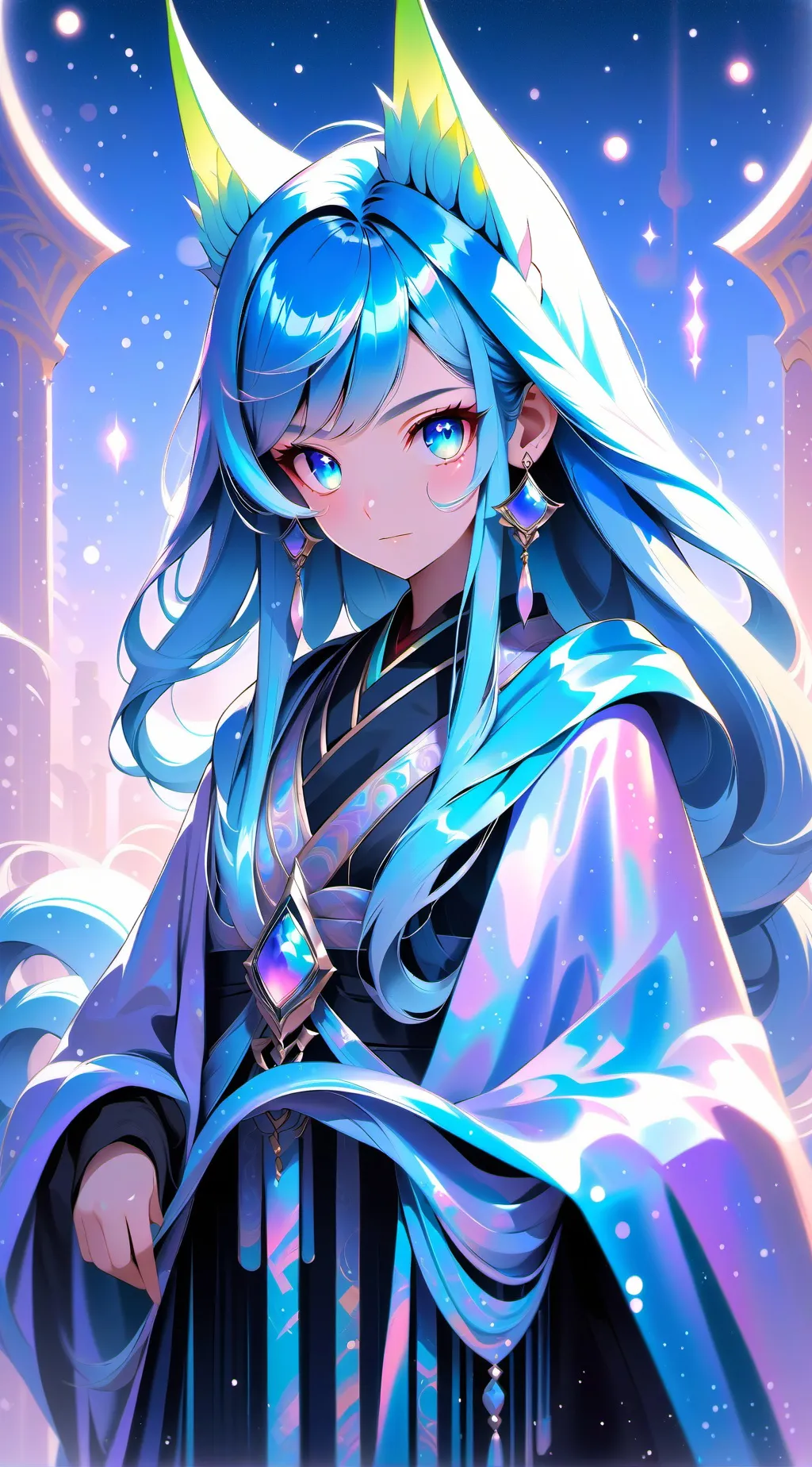 ai character: Princess of Ice background