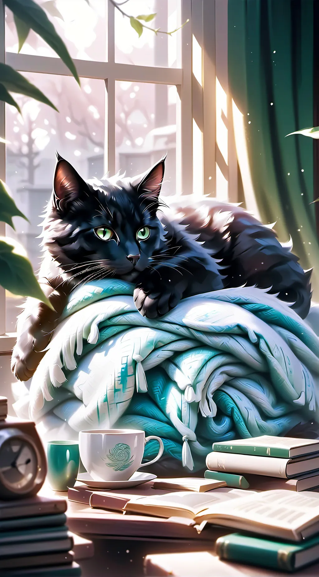 ai character: Catnap background