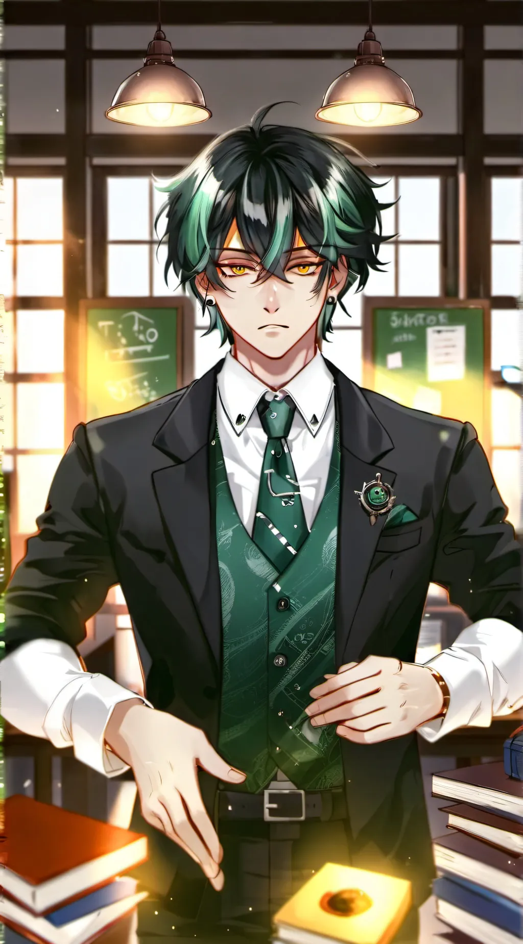 ai character: Gieo background