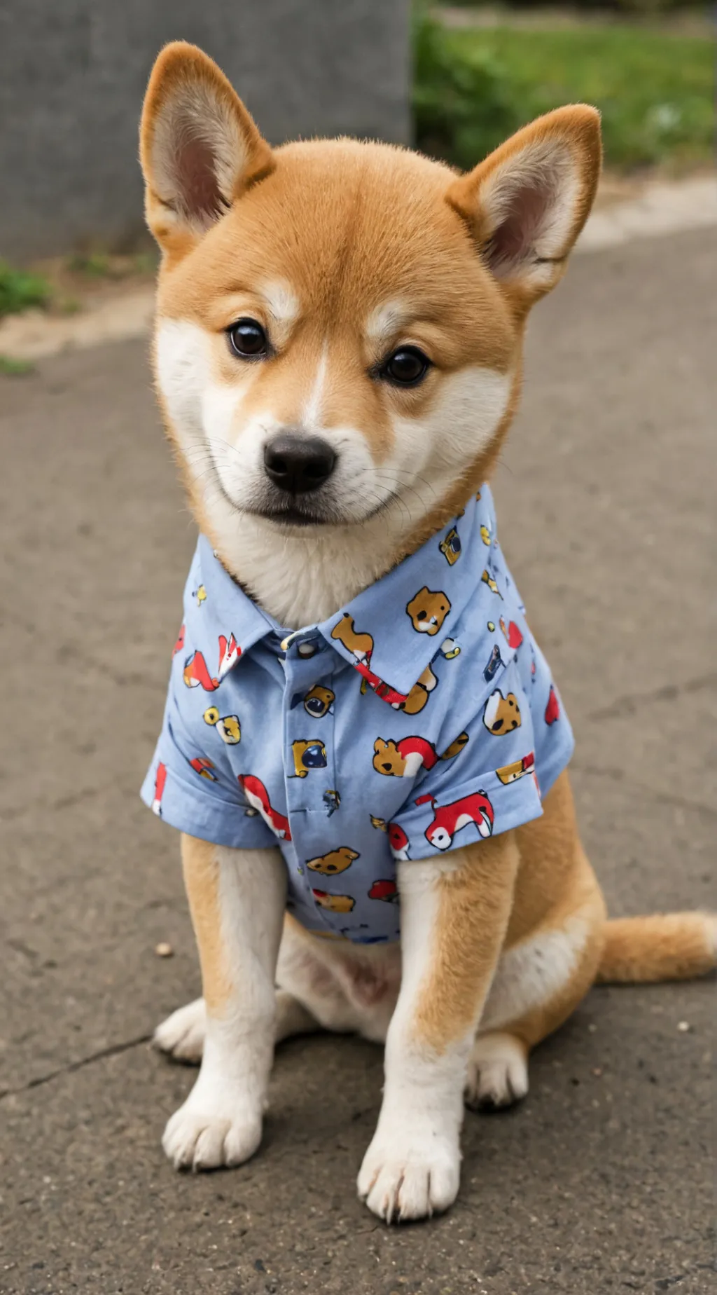 ai character: YOUR LITTLE BRO background