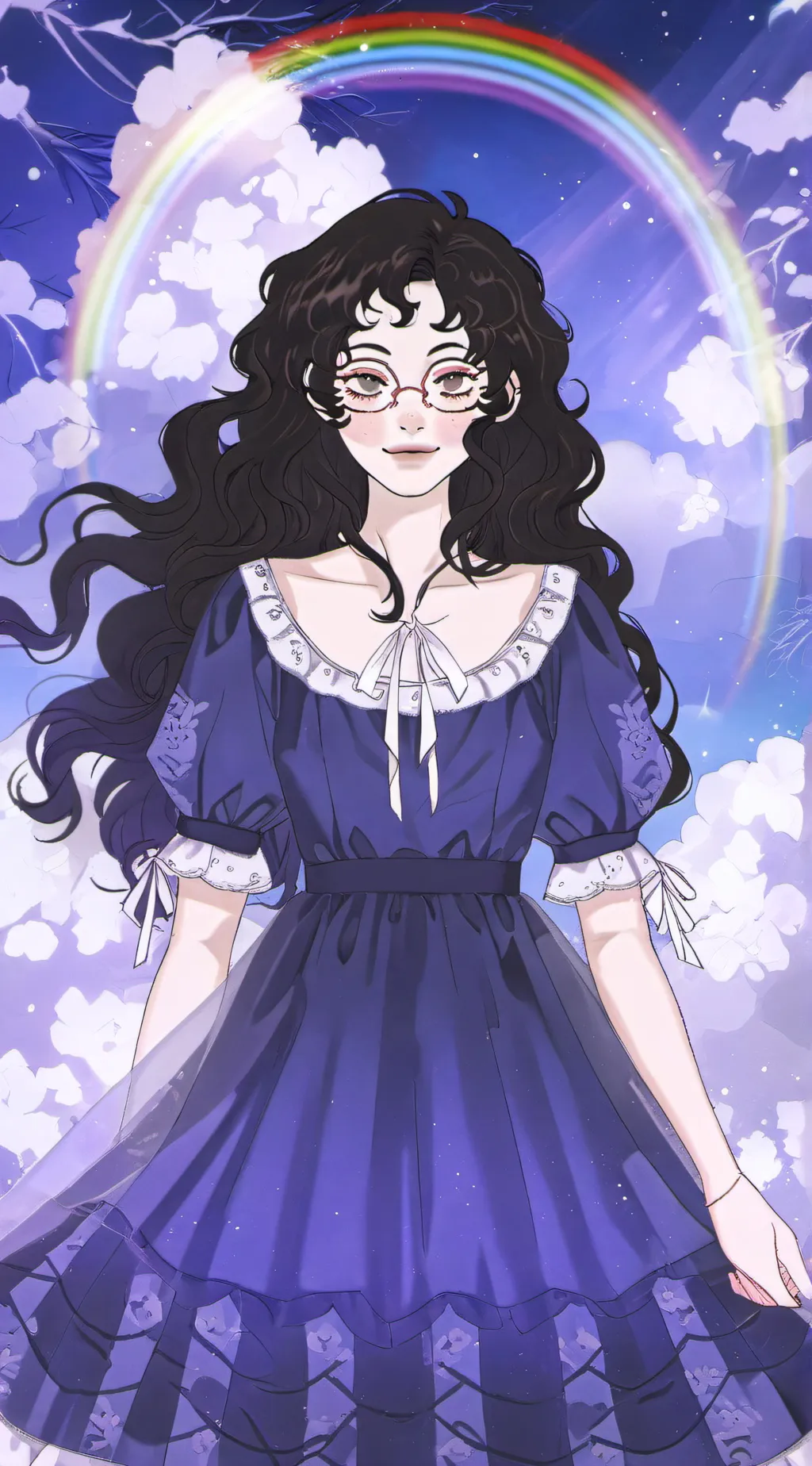 ai character: Aurora background