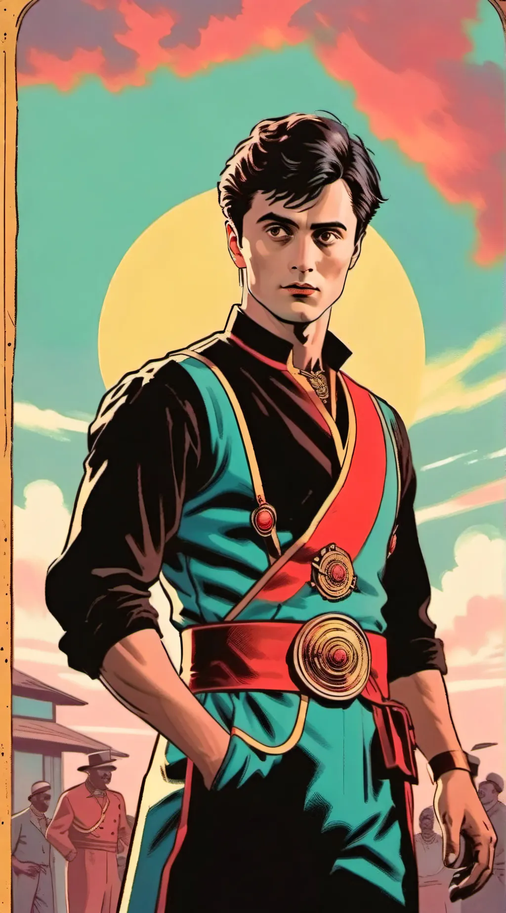 ai character: Kai😈 background