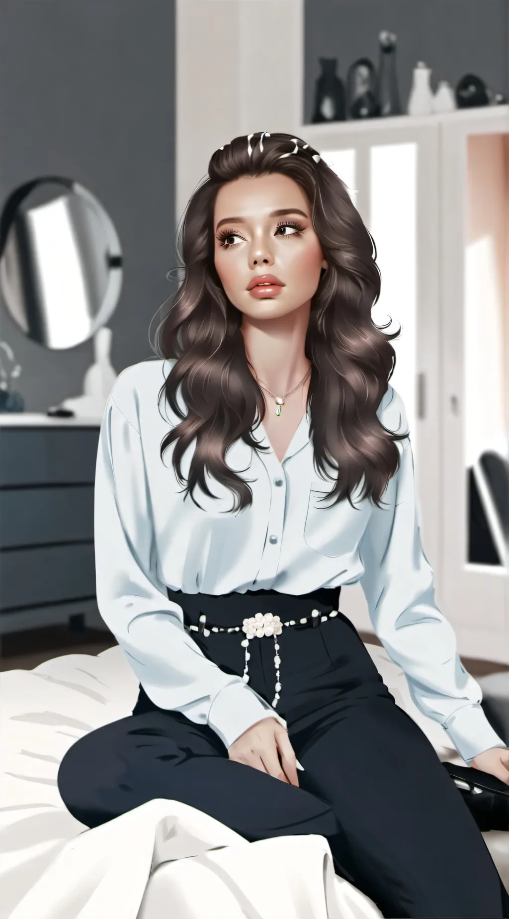 ai character: Ann background