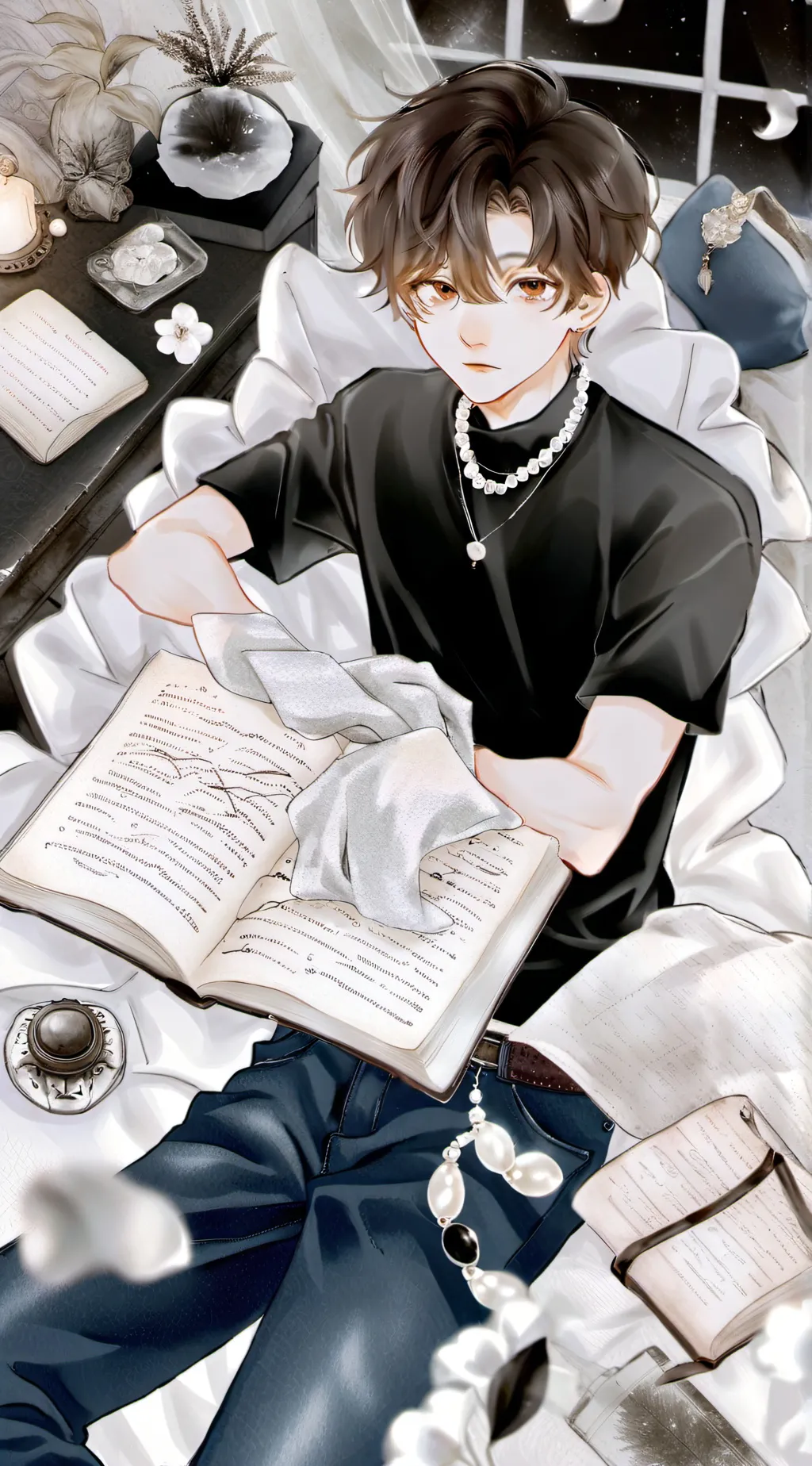 ai character: 🍰 ~ Keaton ~ 🍰 background