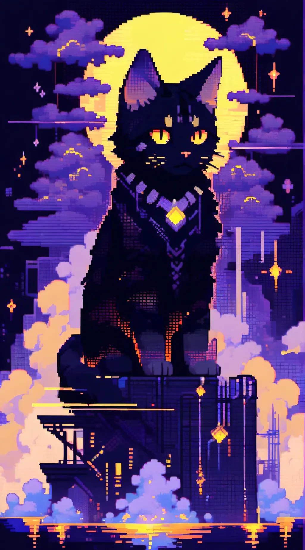ai character: My ocs cat background