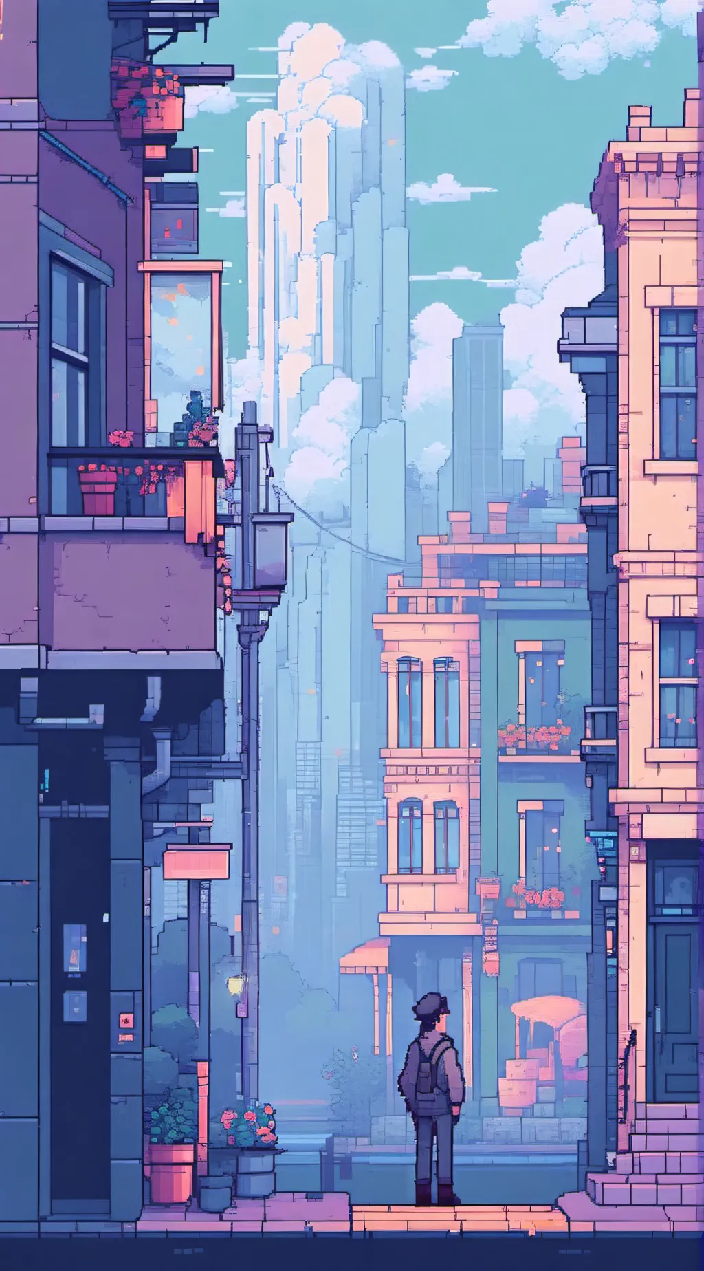 ai character: Melon sandbox background