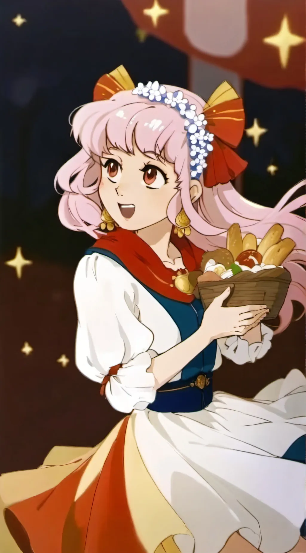 ai character: ●○•°Anna°•○● background