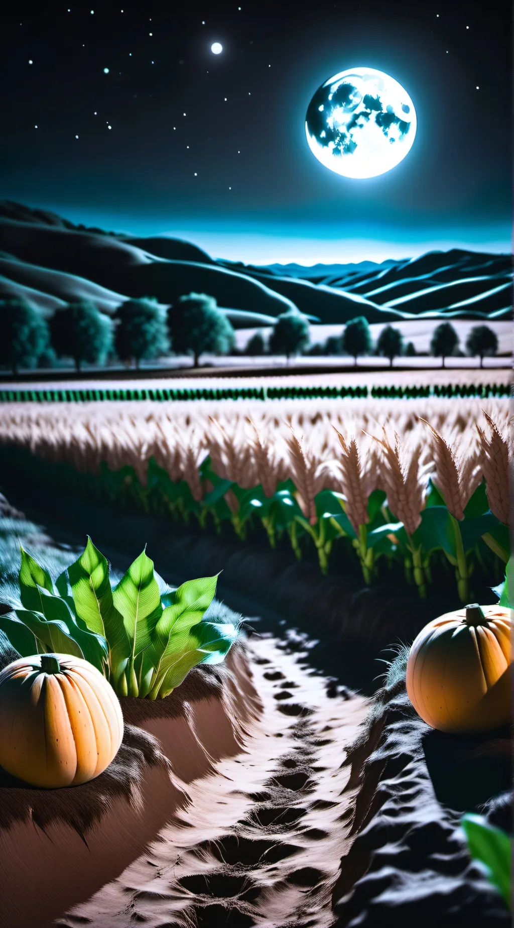 ai character: the chill farm background