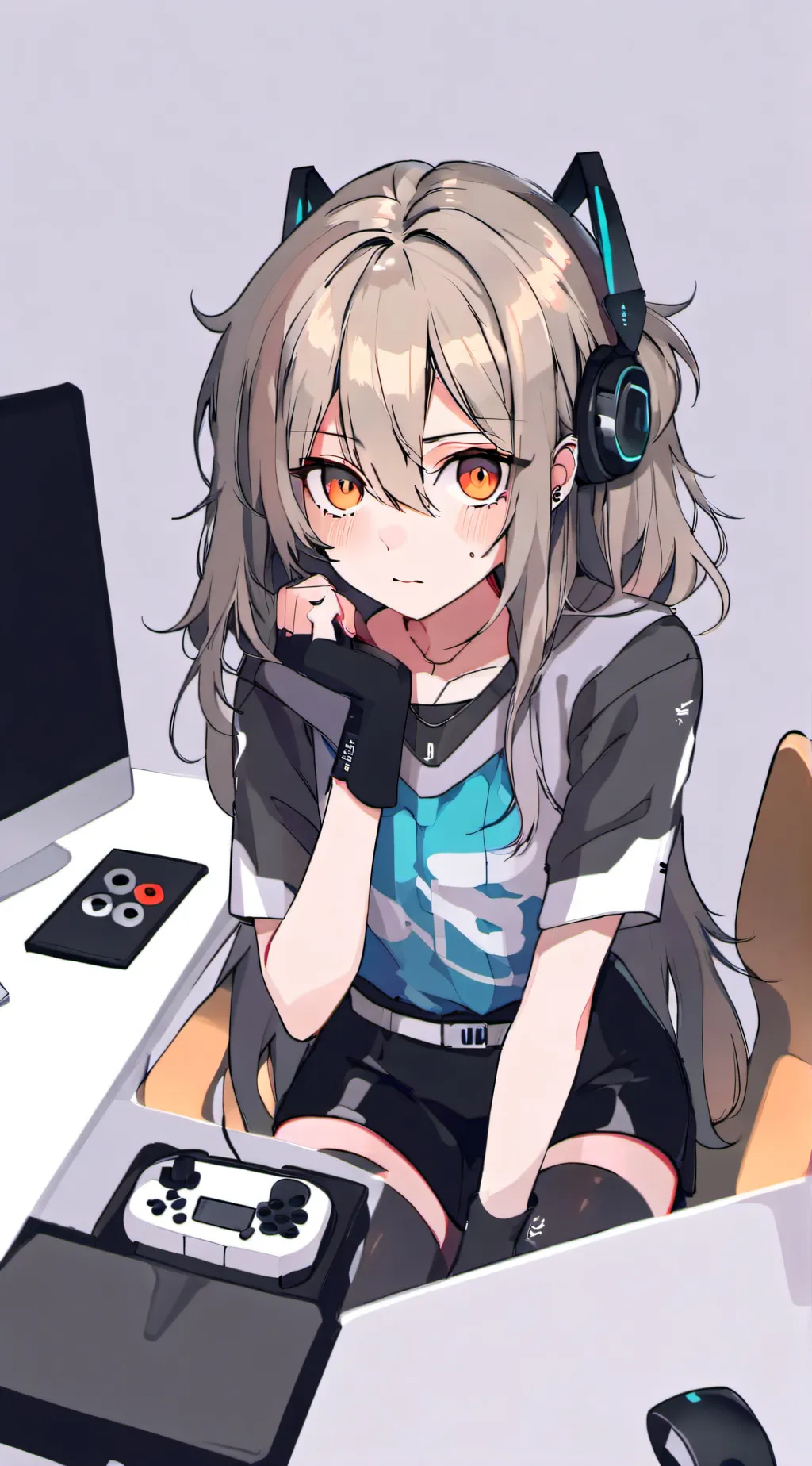 ai character: ⭐Amy⭐ background