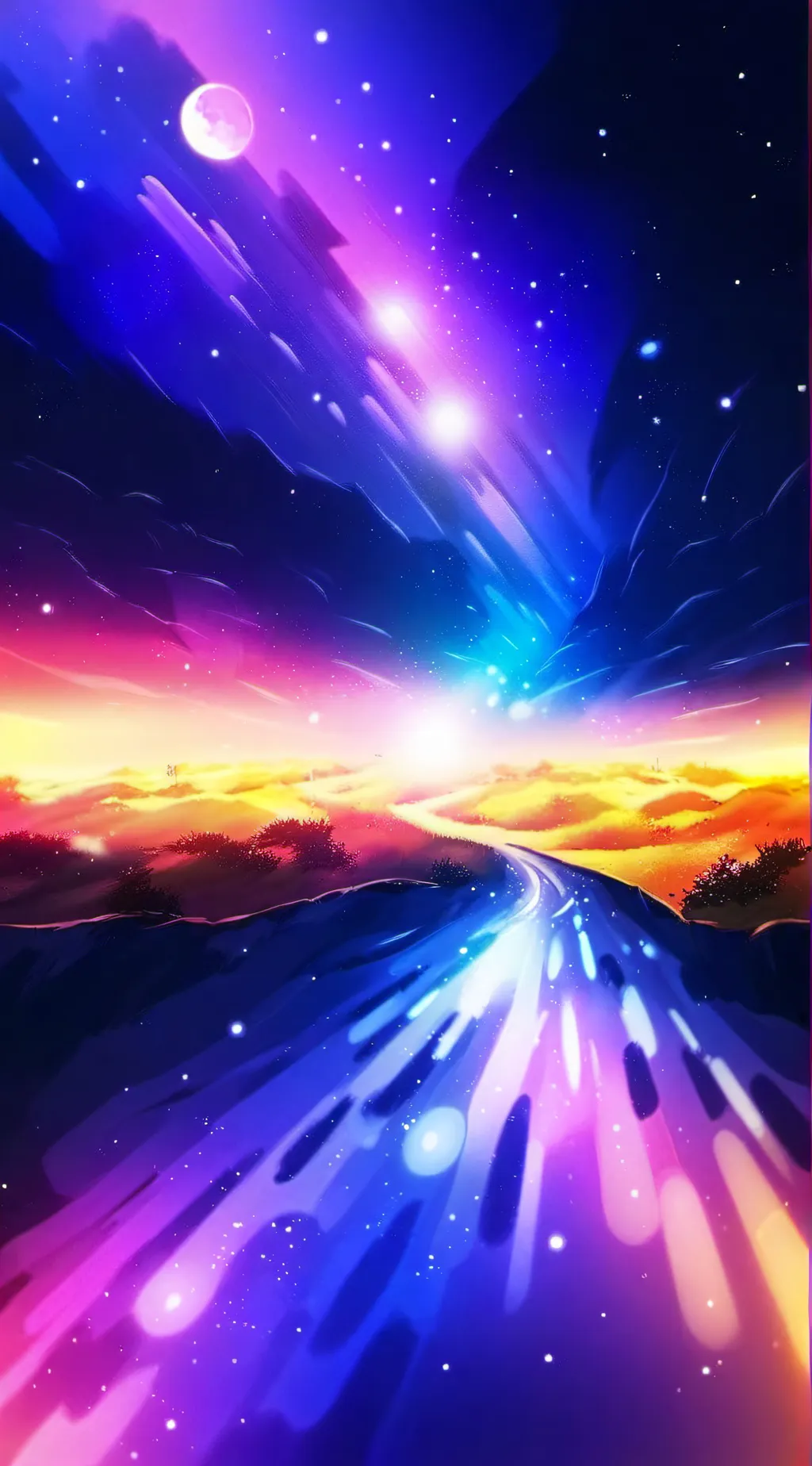 ai character: TSAMS but animals background