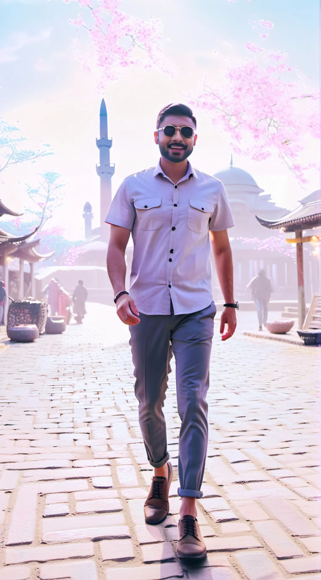 ai character: Adam  background