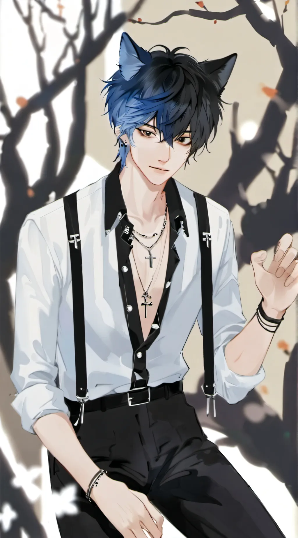 ai character: - Rin - background