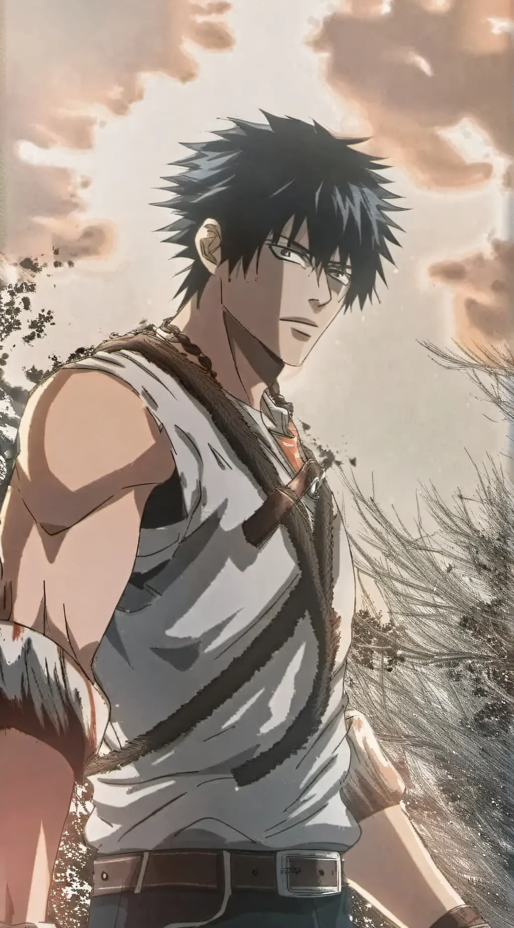 ai character: Axel  background